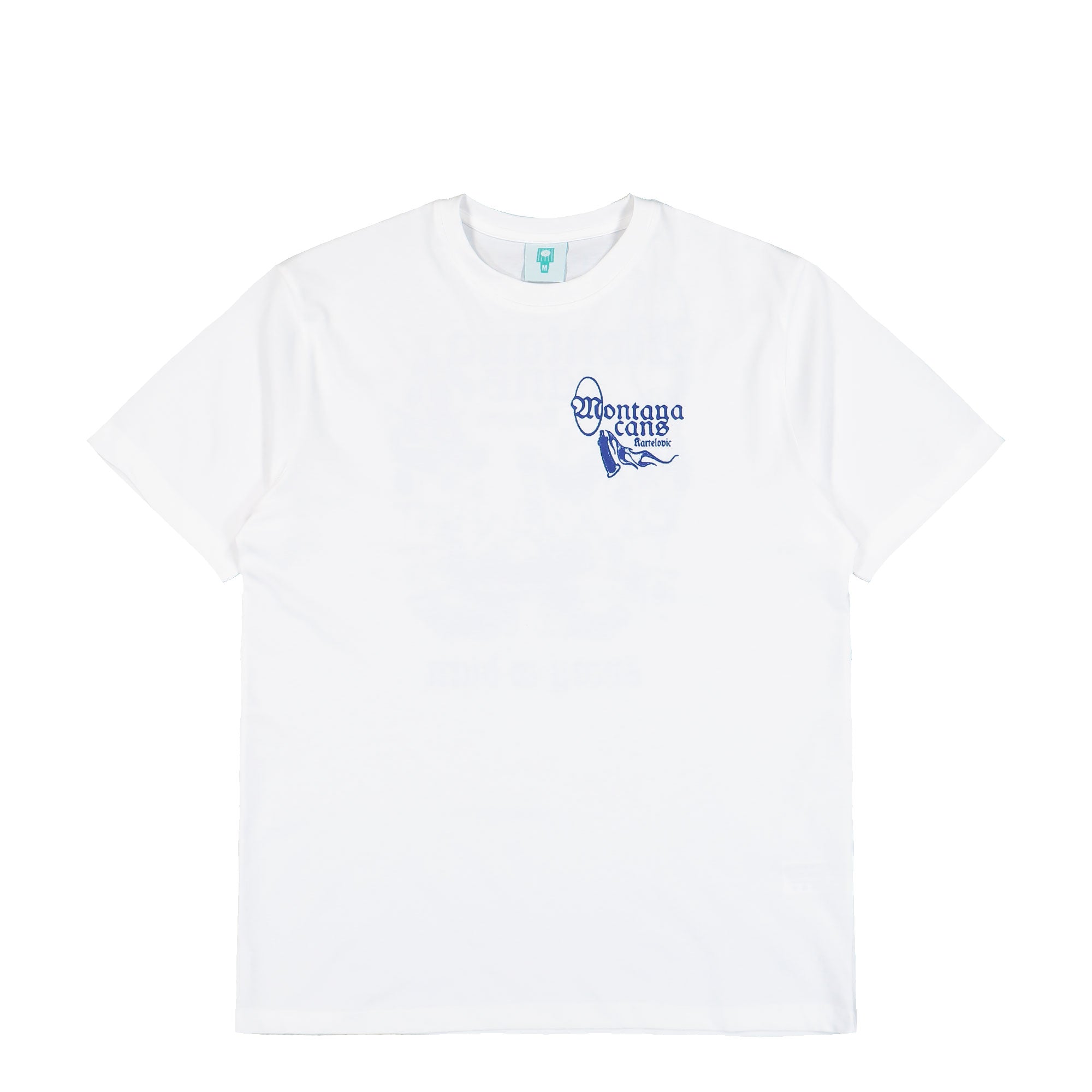 Montana Spray 2 Burn by Kartelovic T-Shirt White T-Shirt 117009 | Overkill
