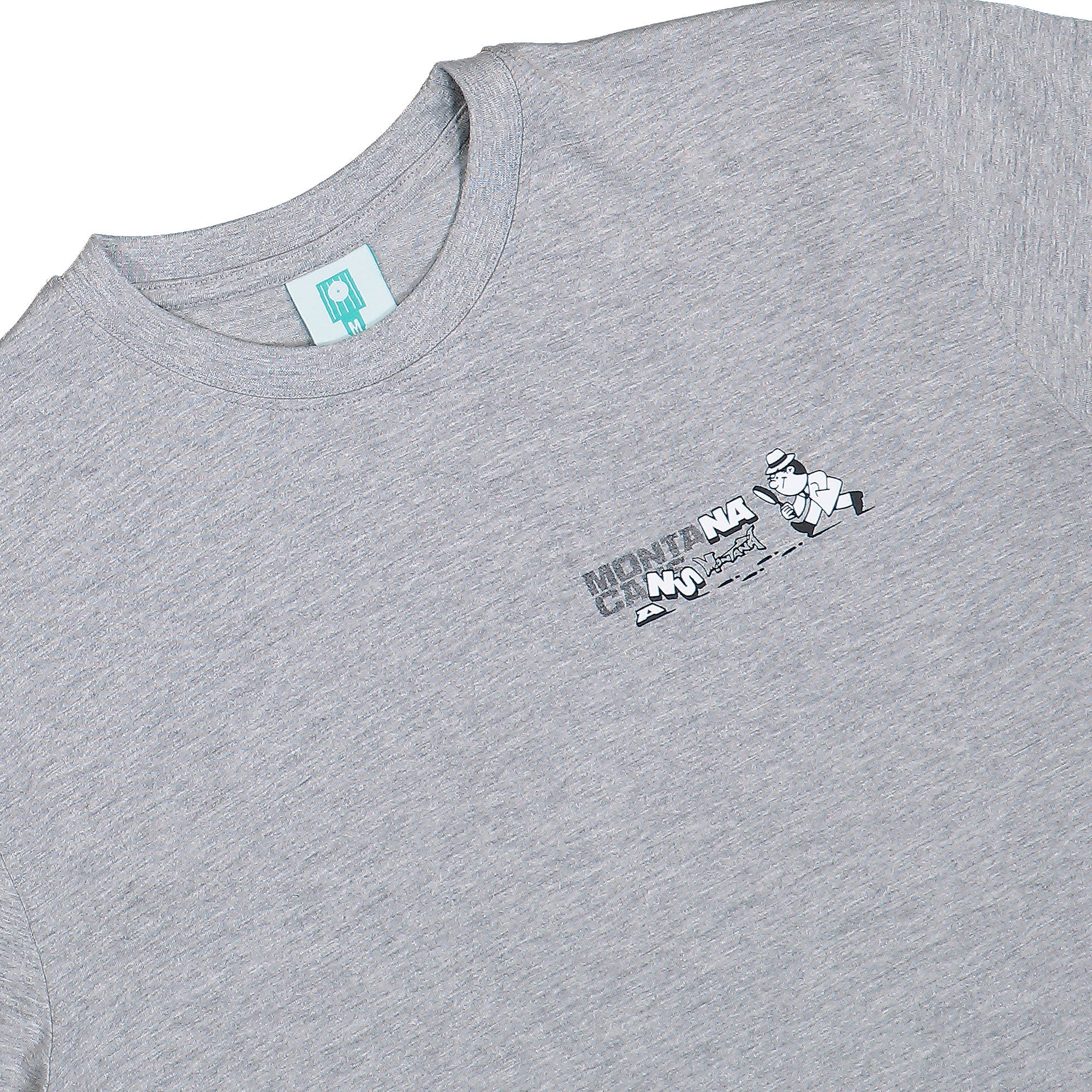 Montana Burglar by 45RPM T-Shirt Grey T-Shirt 117008 Close-up | Overkill