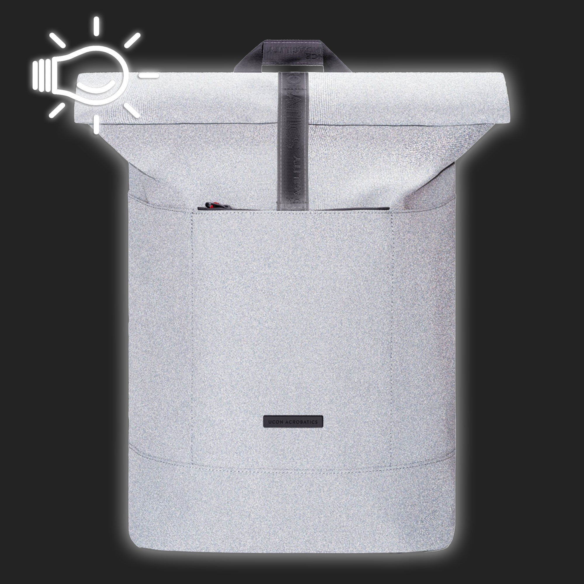 Ucon Acrobatics Hajo Medium Backpack Phantom Pigeon Blue Reflective Backpacks Close-up | Overkill