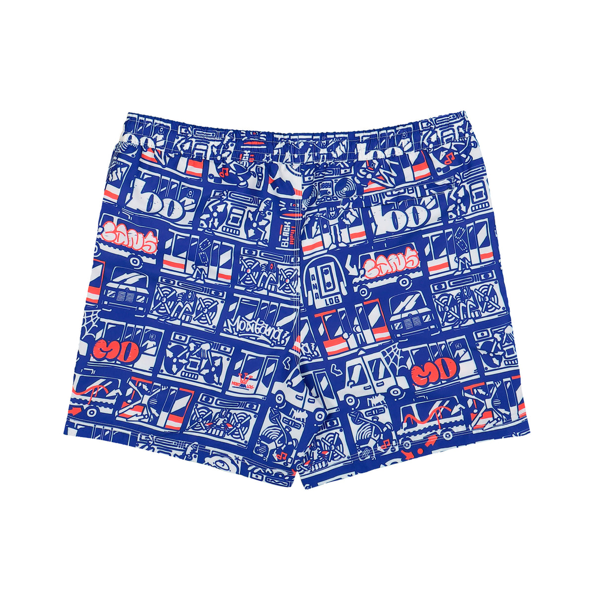 Montana Traffic Jam by Bobby Analog Swim Shorts Blue Shorts 117852 Close-up | Overkill