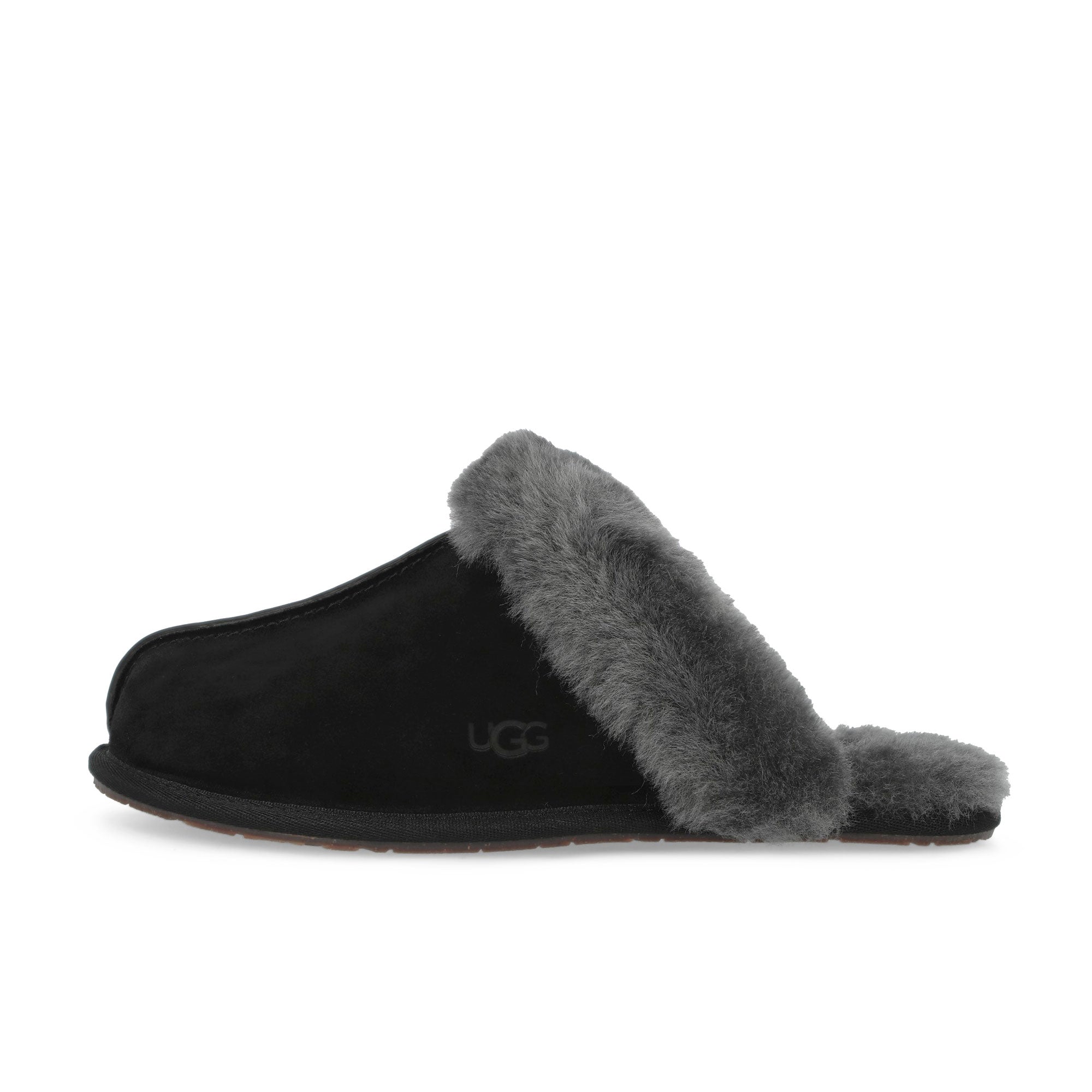 UGG W Scuffette II Black / Grey Slides 1106872-BCGR | Overkill