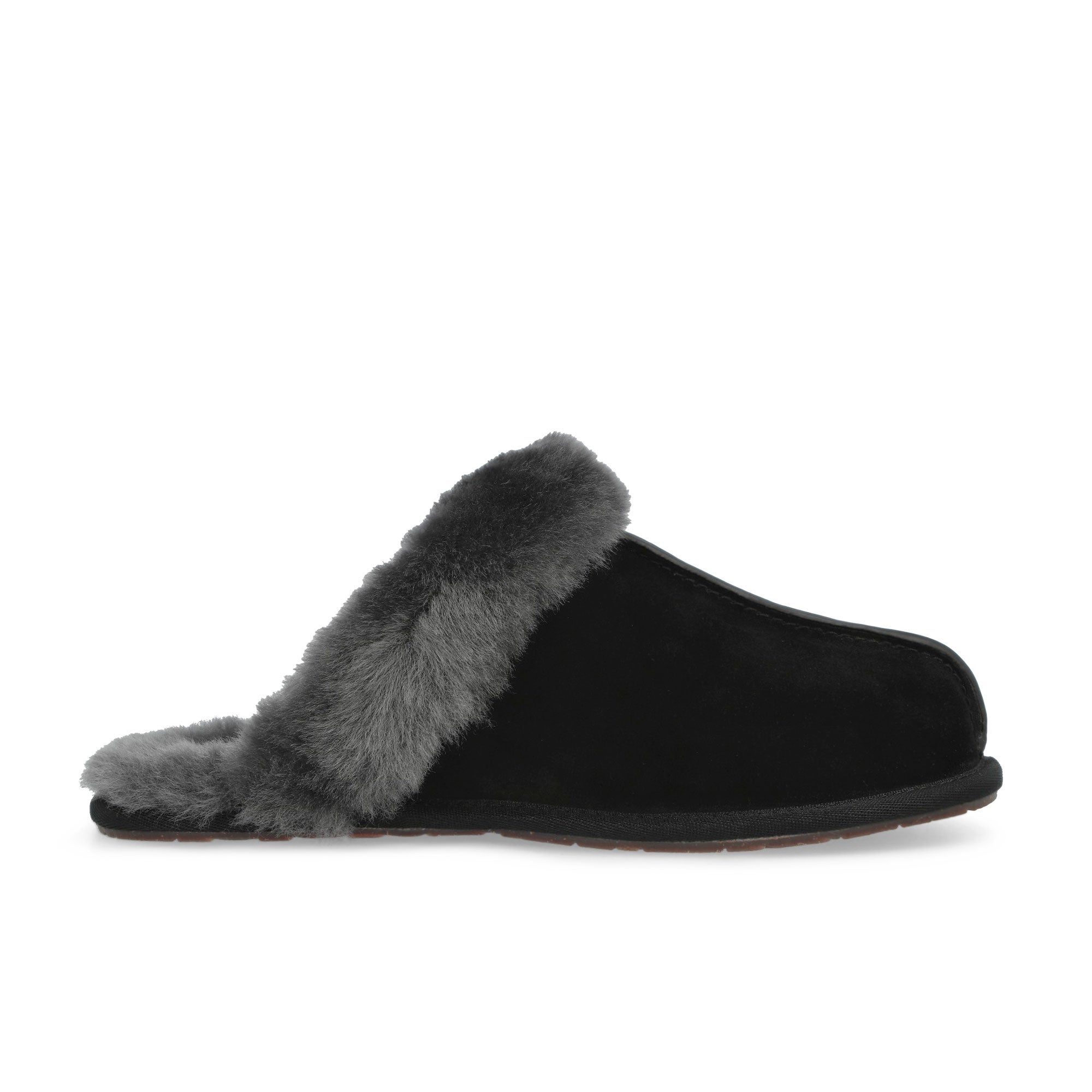 UGG W Scuffette II Black / Grey Slides 1106872-BCGR Close-up | Overkill