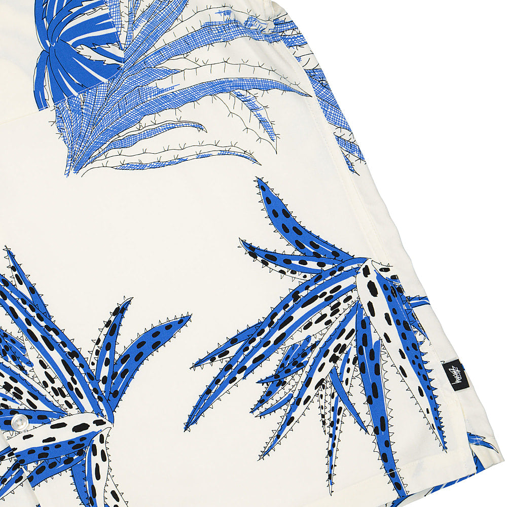 Stussy Cactus Rayon Shirt White Shirts Detailfoto | Overkill