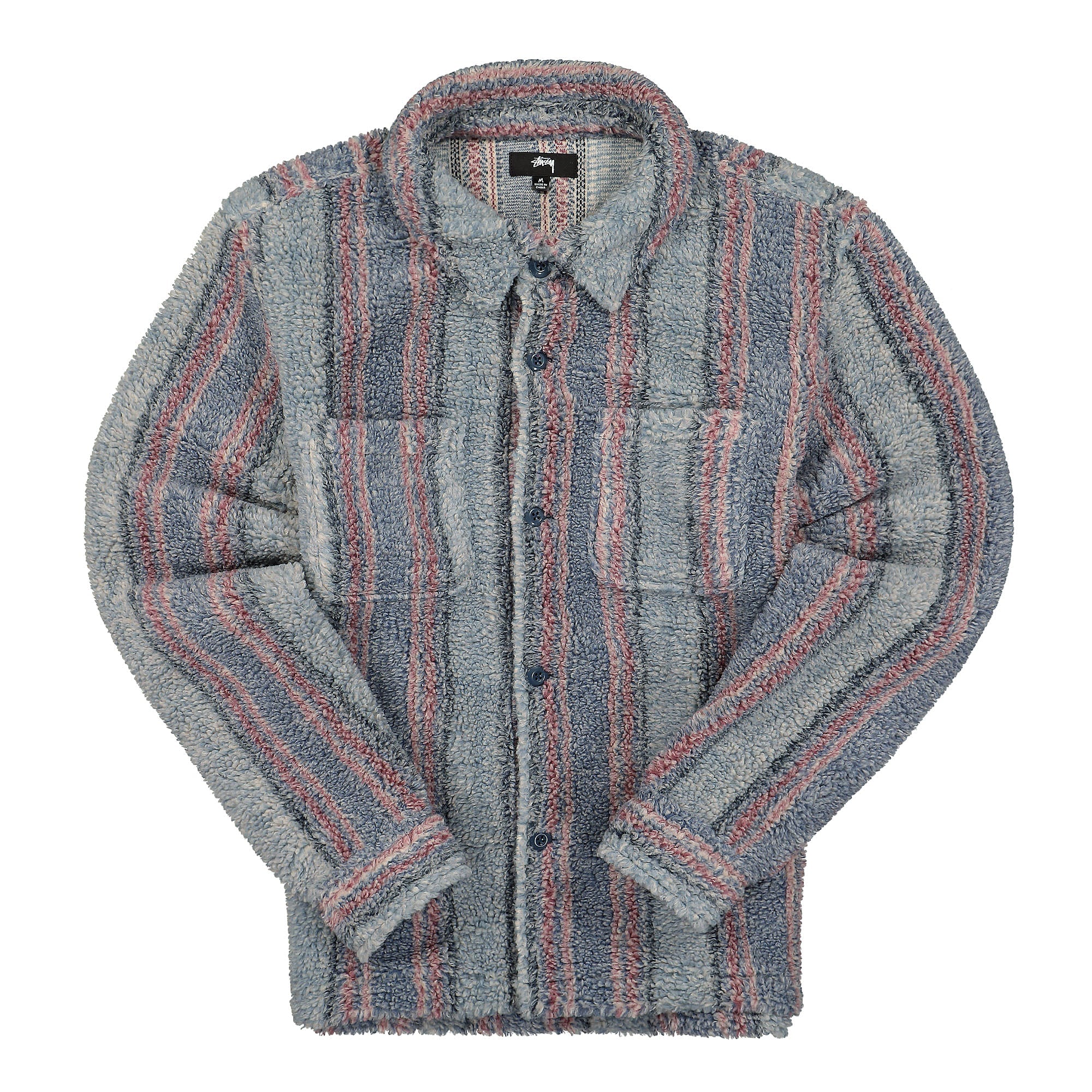 Stussy Sherpa Shirt Blue Shirts 1110167 / 0801 | Overkill