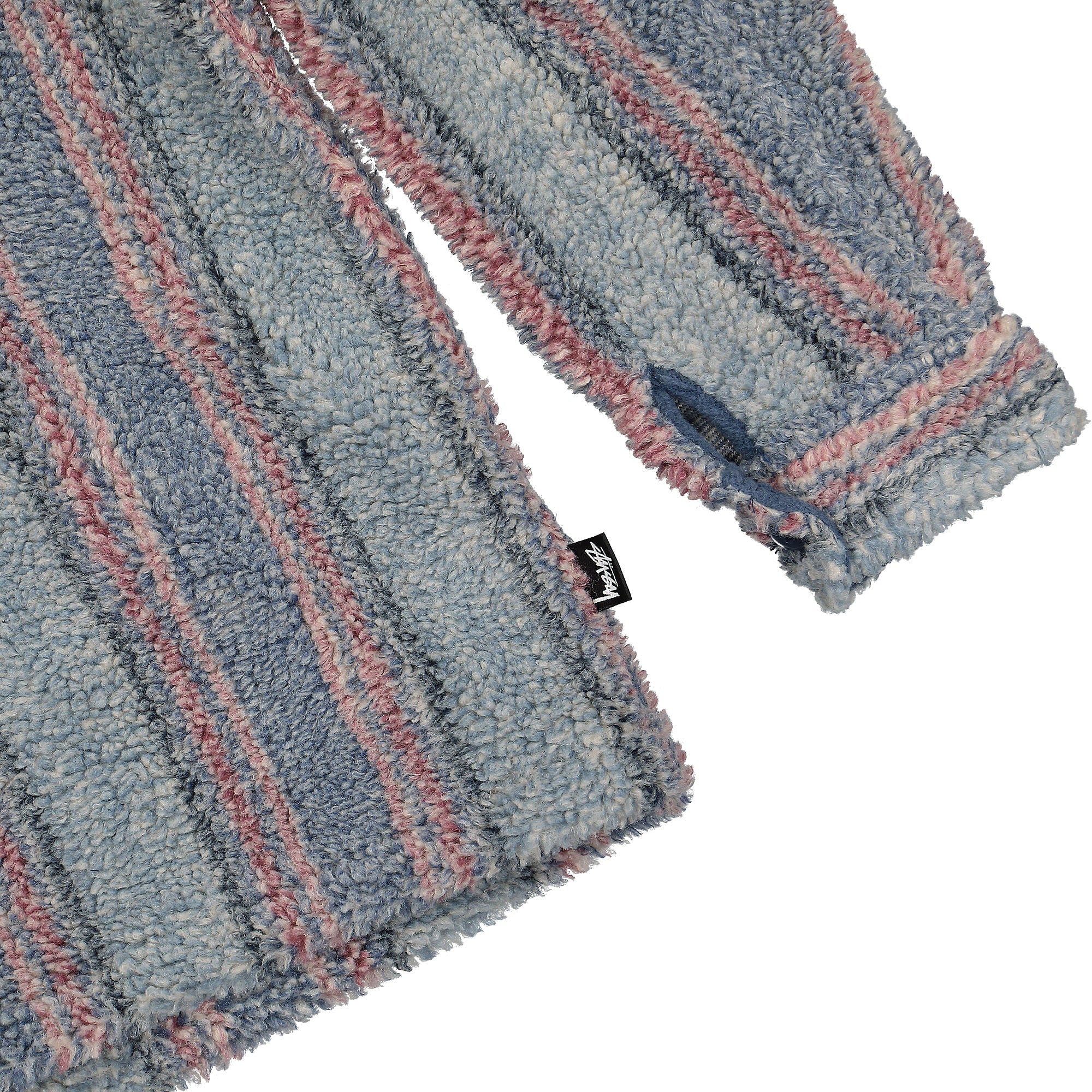 Stussy Sherpa Shirt Blue Shirts Detailfoto | Overkill