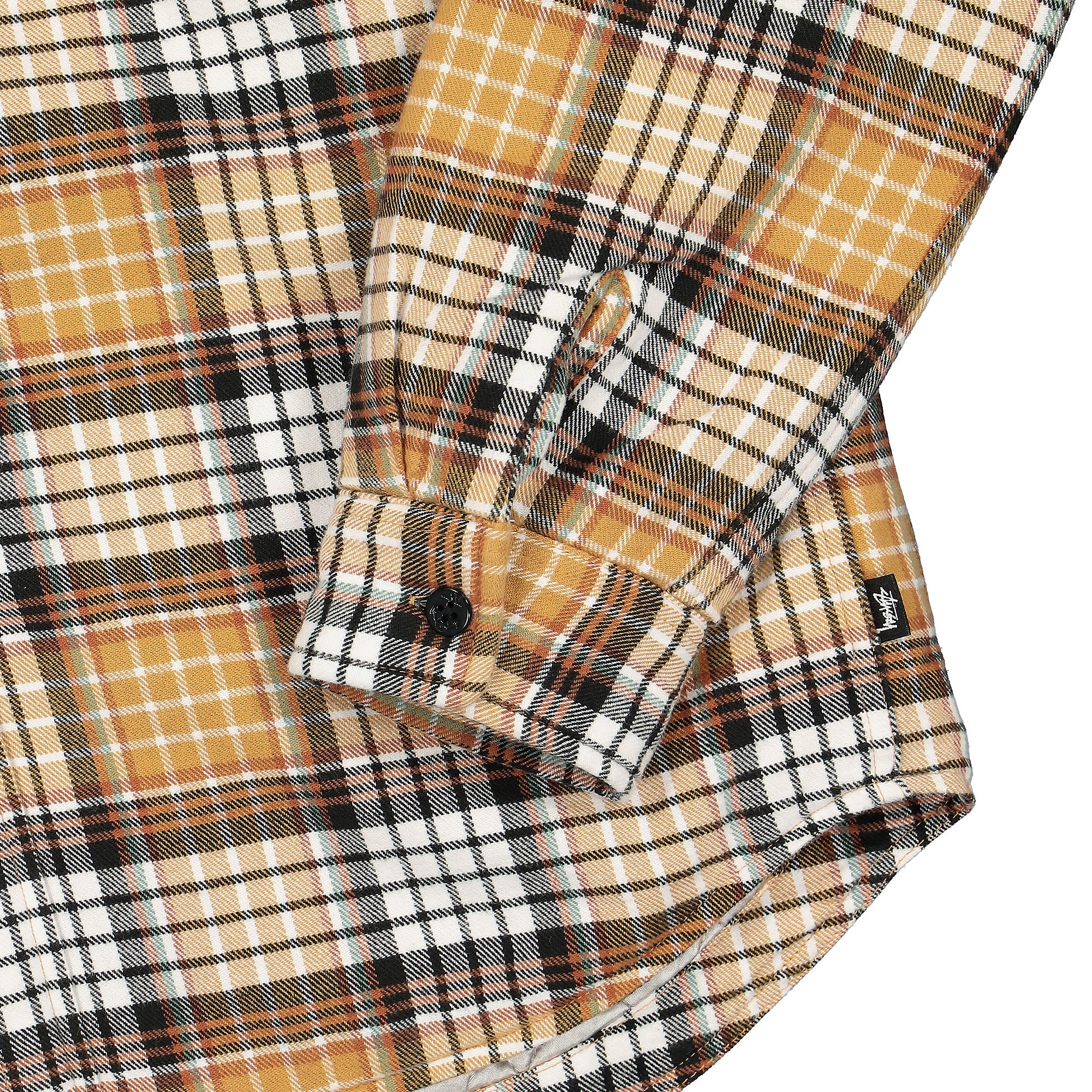 Stussy Quilted Lined Plaid Shirt Copper Shirts Detailfoto | Overkill