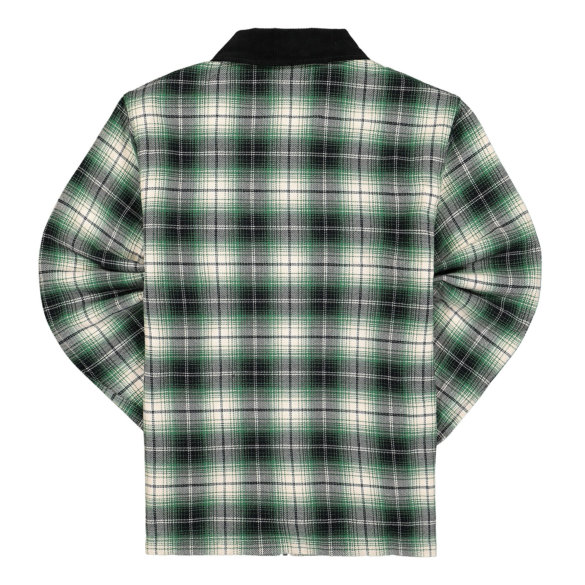 Stussy Frank Plaid Zip LS Shirt Black Shirts Material | Overkill