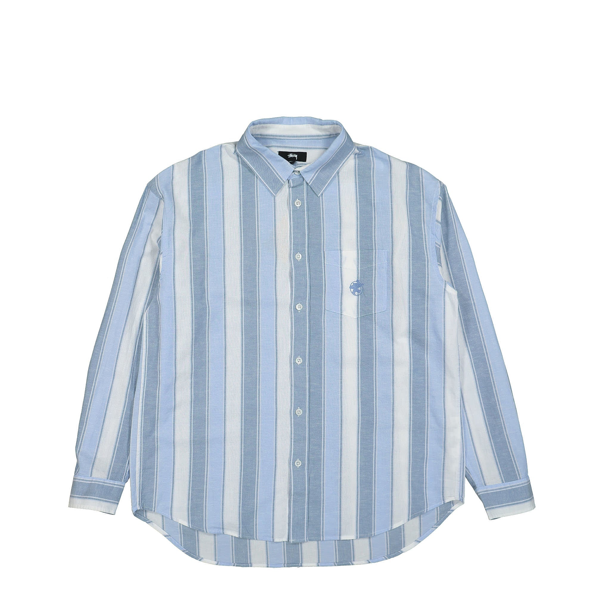 Stussy Wide Striped Shirt Blue Stripe Shirts 1110239 / 0980 | Overkill