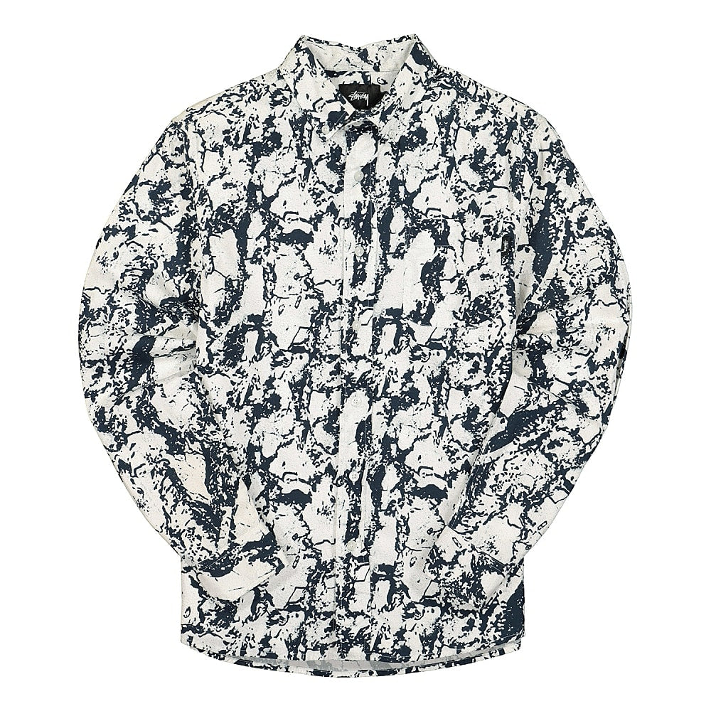 Stussy Marble Shirt White Shirts 111828 / 1201 | Overkill