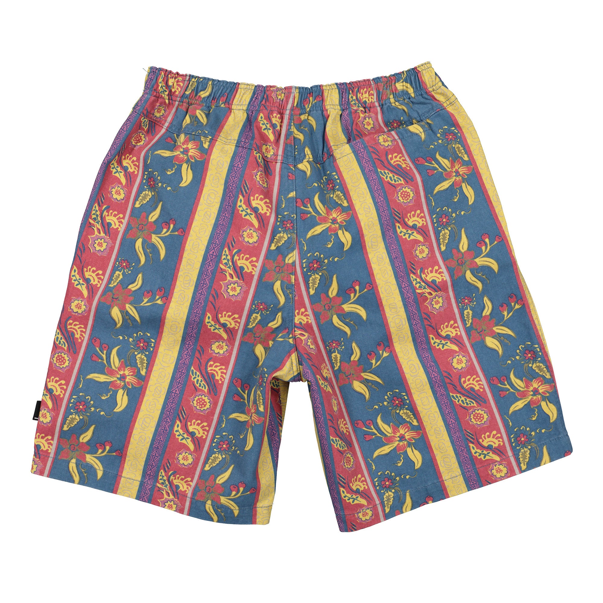 Stussy Fleur Stripe Beach Short Navy Shorts Material | Overkill