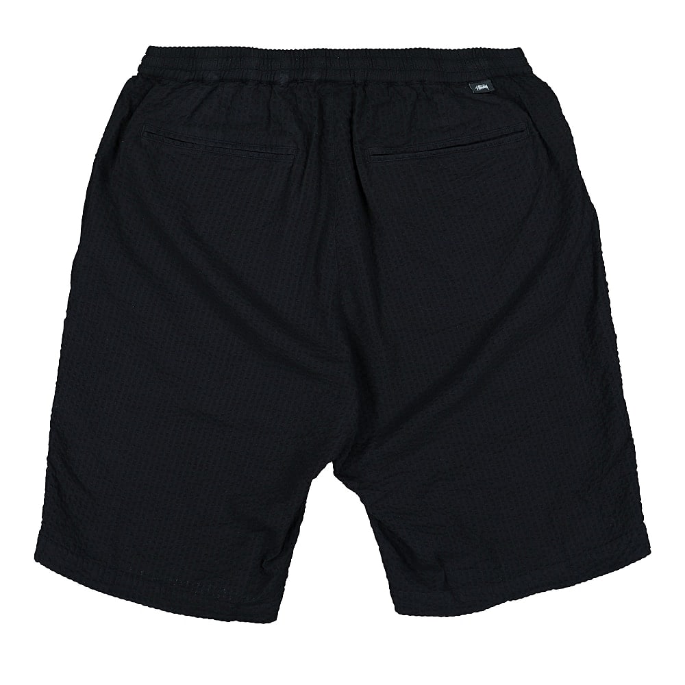 Stussy Seersucker Bryan Short Black Shorts Material | Overkill