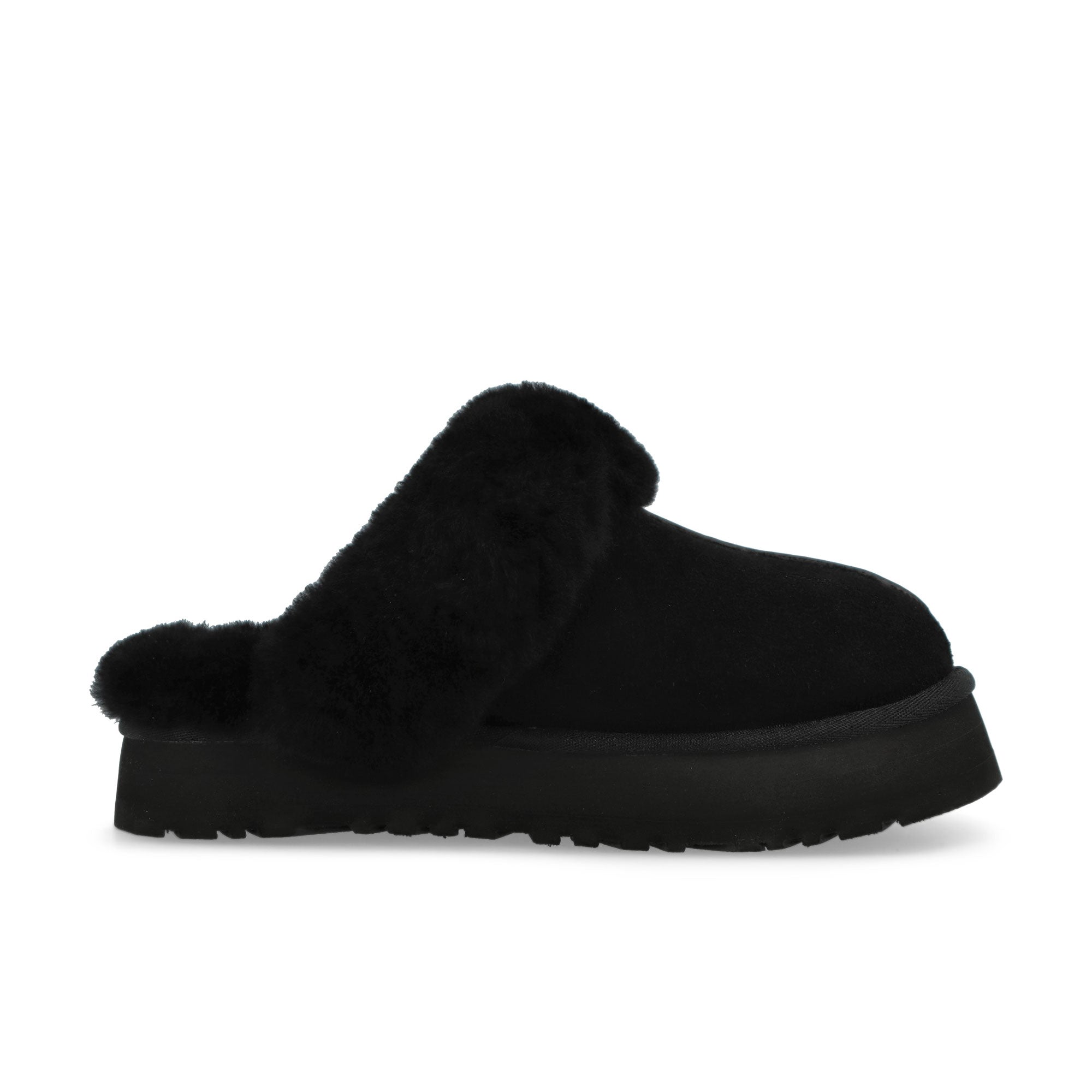 UGG W Disquette Black Slides 1122550-BLK Silhouette | Overkill