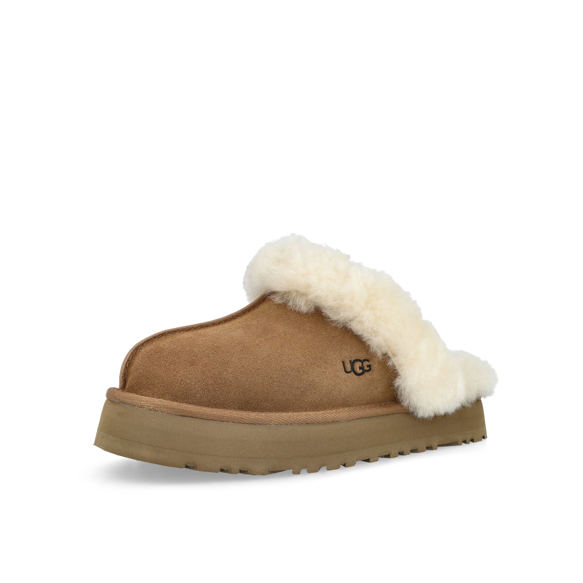 UGG W Disquette Chestnut Slides 1122550-CHE Close-up | Overkill