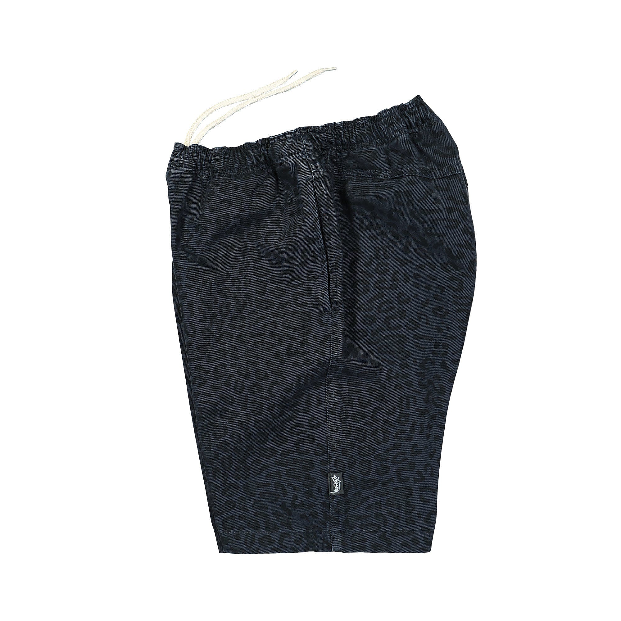 Stussy Leopard Beach Short Ink Blue Shorts Close-up | Overkill