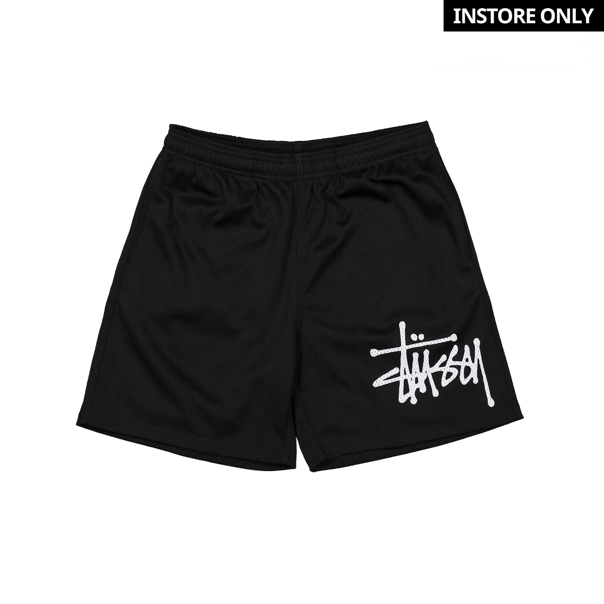 Stussy Big Basis Mesh Short Black Shorts 112285 / 0001 | Overkill