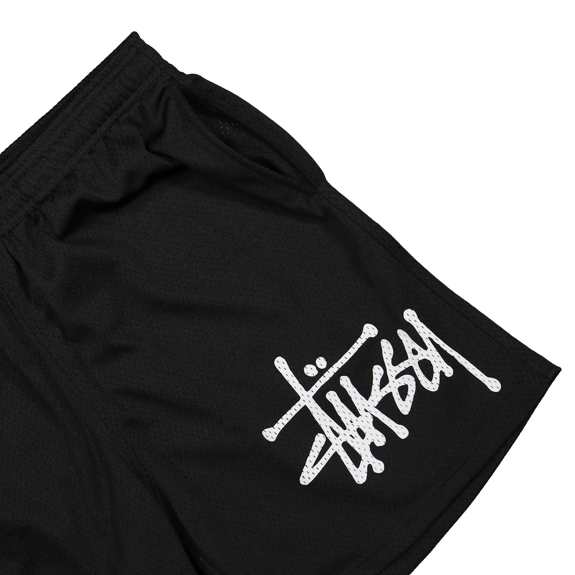 Stussy Big Basis Mesh Short Black Shorts Detailfoto | Overkill