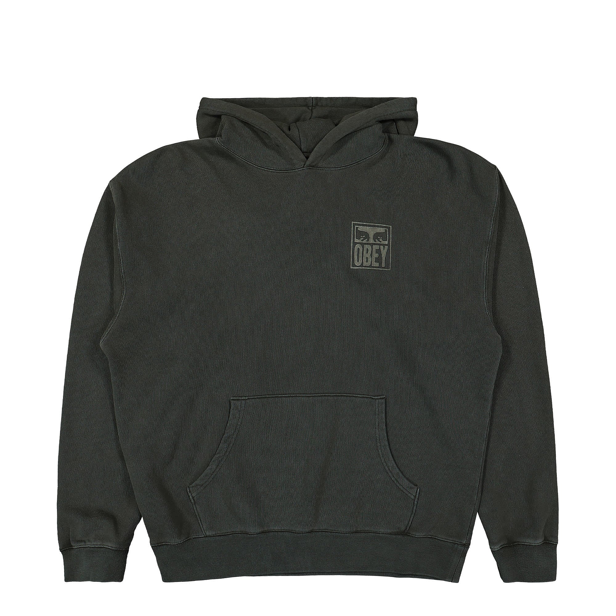 Obey Pigment Obey Eyes Icon Extra Hoodie Pigment Pirate Black Hoodies 112470212-PBA | Overkill
