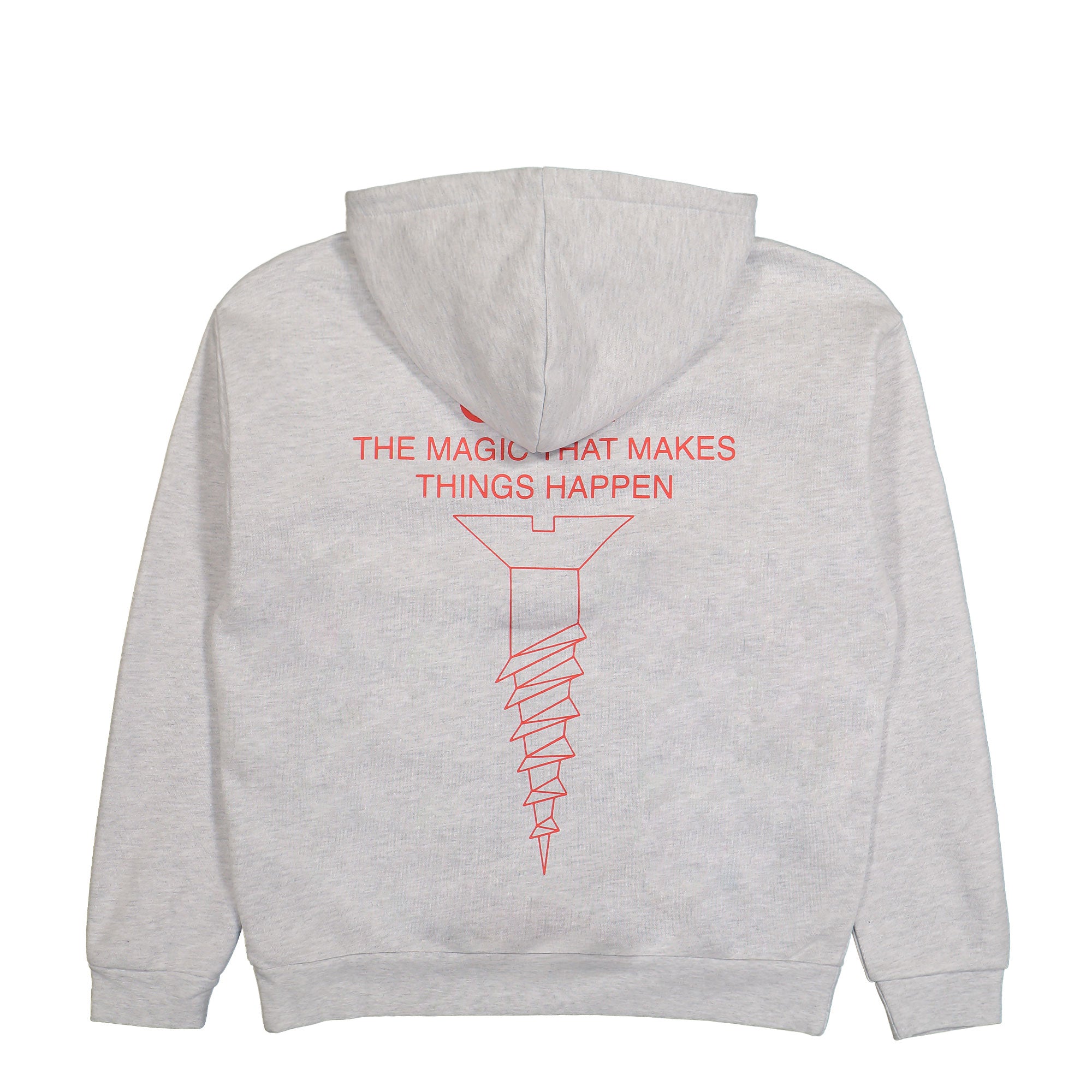 Obey Things Happen Extra Heavy Hoodie Ash Grey Hoodies Detail view 1 | Overkill