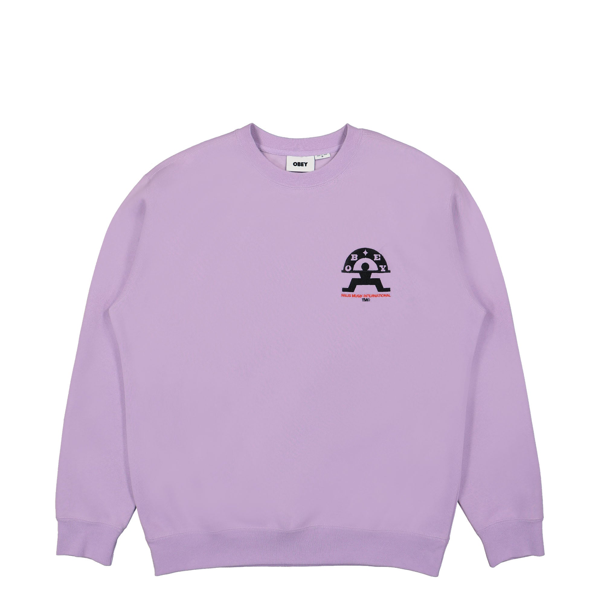 Obey Haus Musik Crew Digital Lavender Sweatshirts 112480135 / Digital Lavender | Overkill