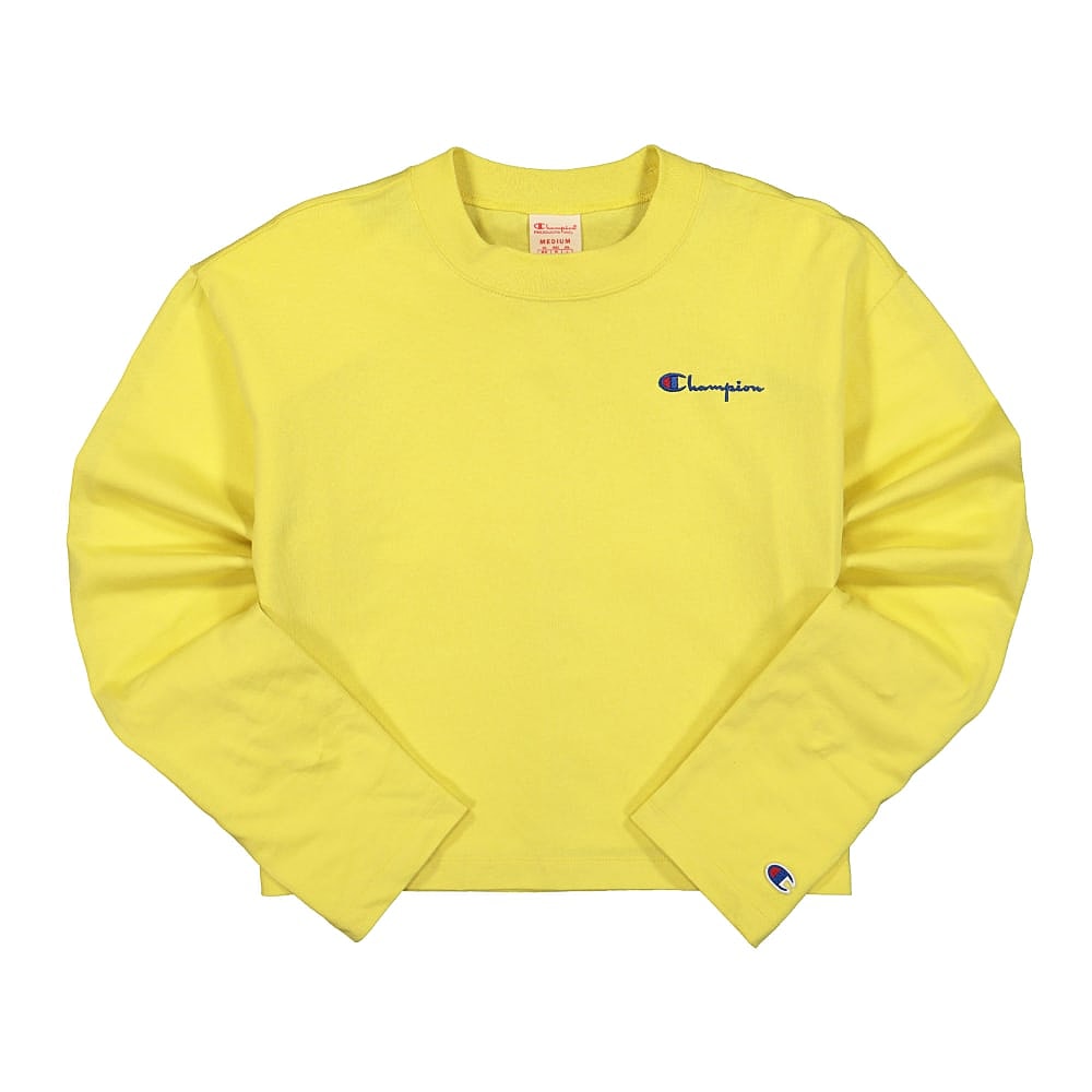 Champion Crewneck Long Sleeve T-Shirt Gold Longsleeves 112738-YS046 | Overkill