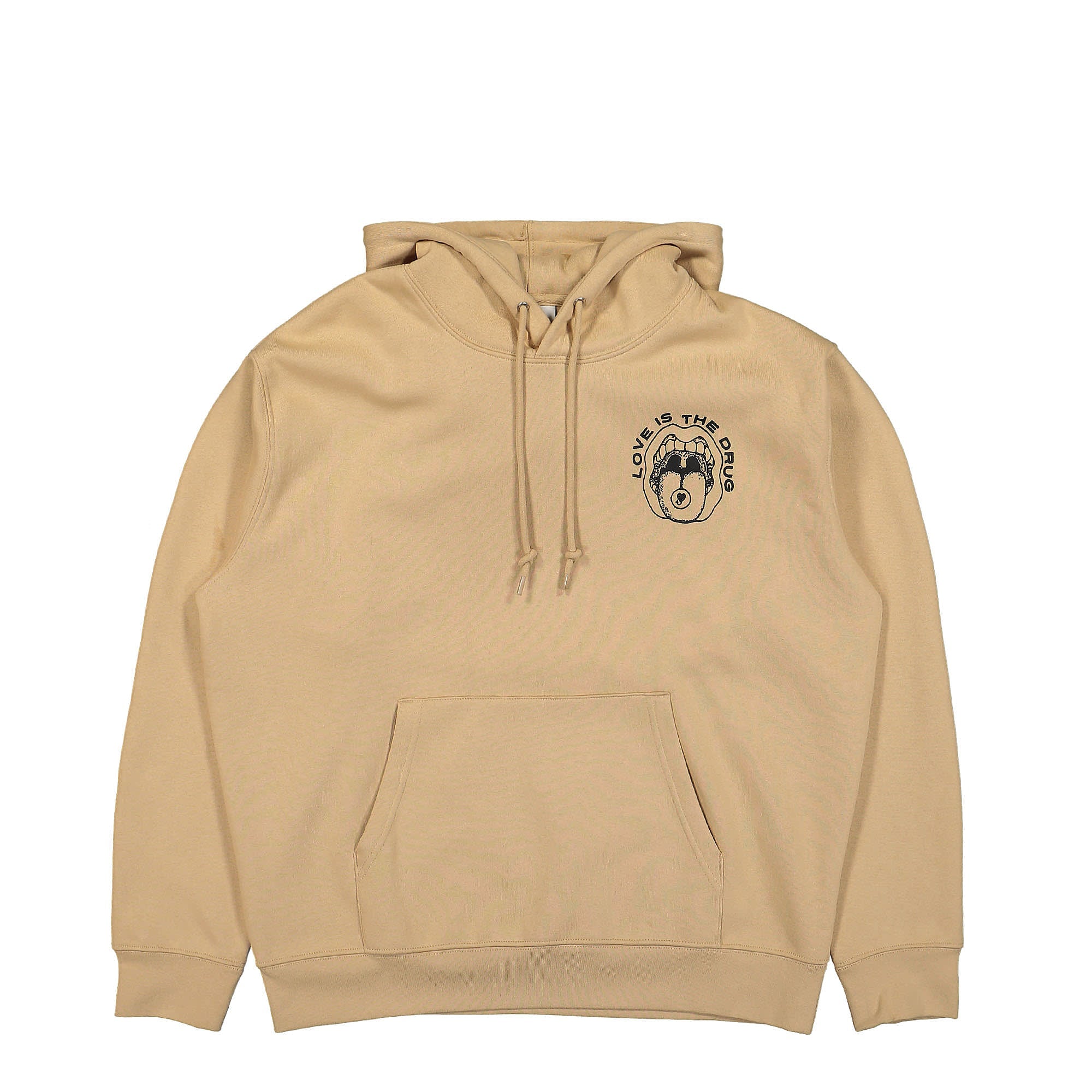 Obey Love Is The Drug Hood Oat Milk Hoodies 112843329 | Overkill
