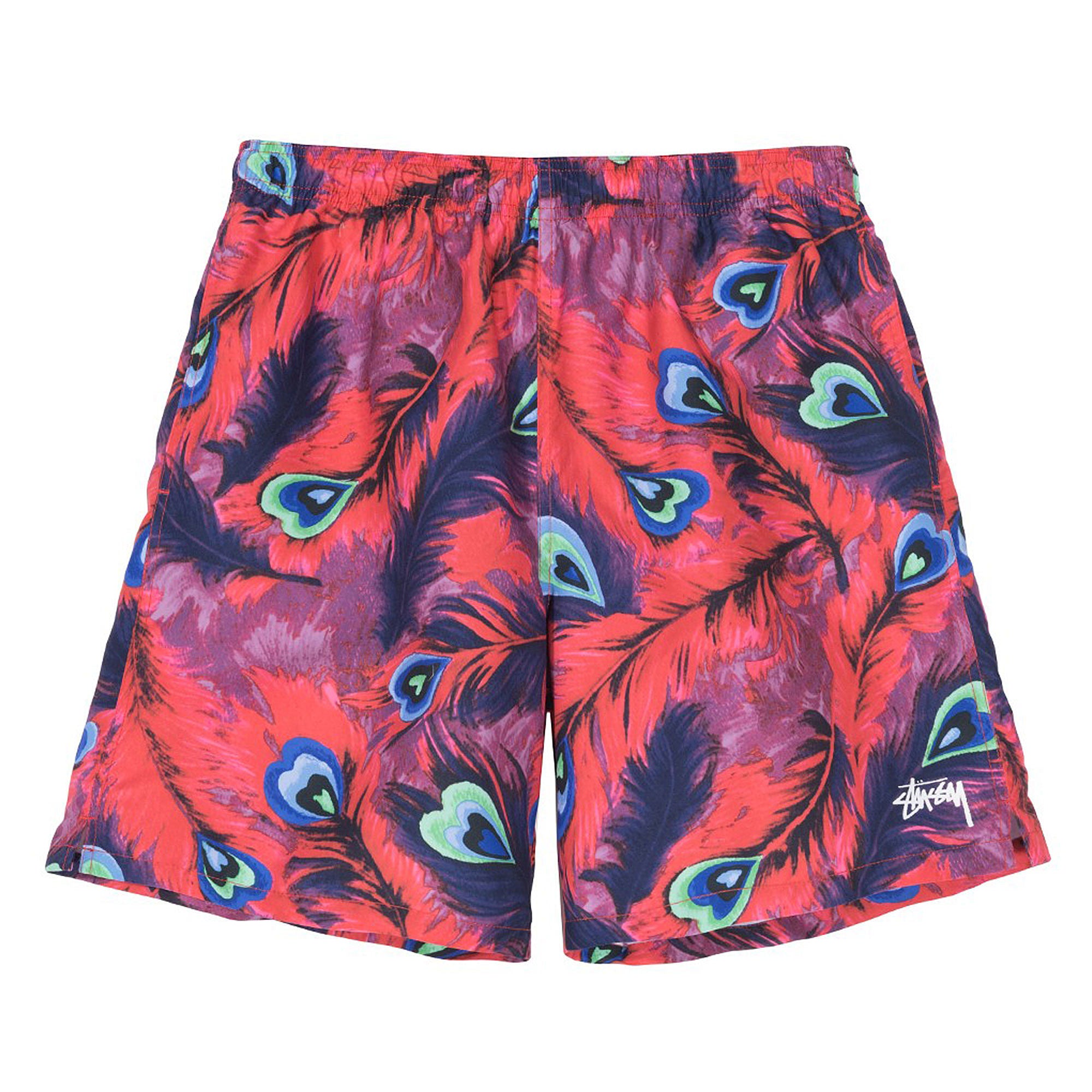 Stussy Peacock Water Short Red Shorts 113111 / 0601 | Overkill