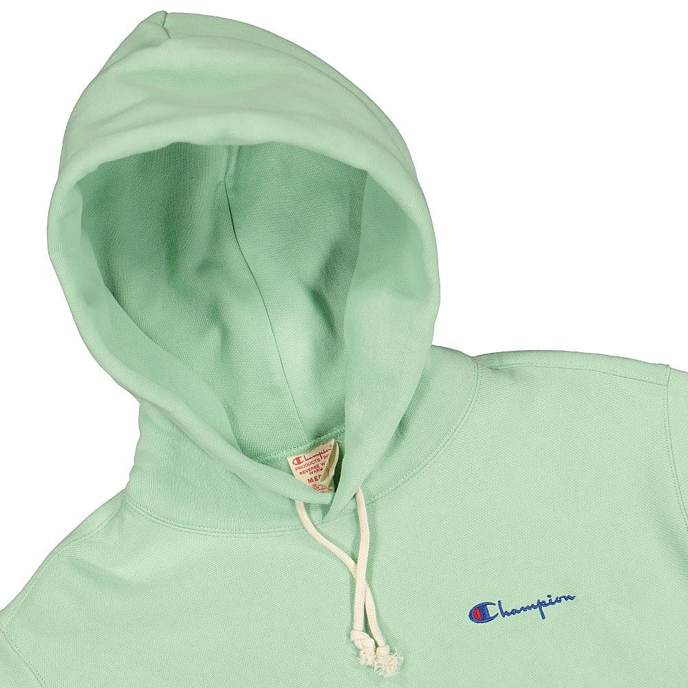 Champion Hooded Sweatshirt Mint Hoodies Close-up | Overkill