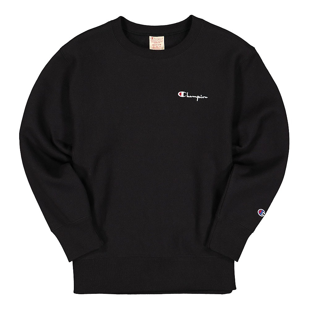 Champion Crewneck Sweatshirt Black Sweatshirts 113151-KK001 | Overkill