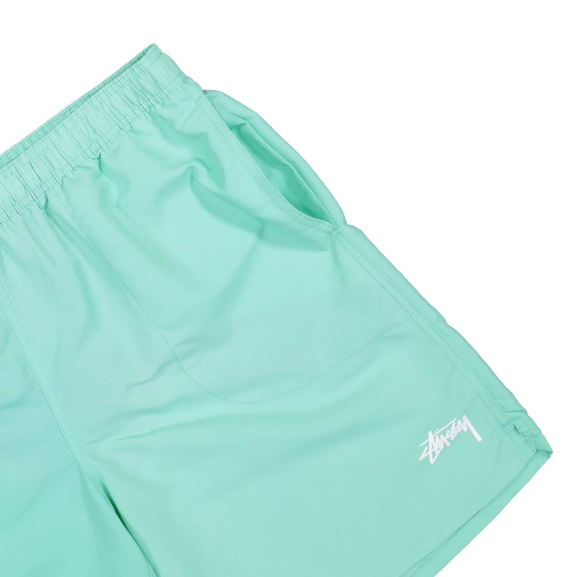 Stussy Stock Water Short Aqua Swimwear Detailfoto | Overkill