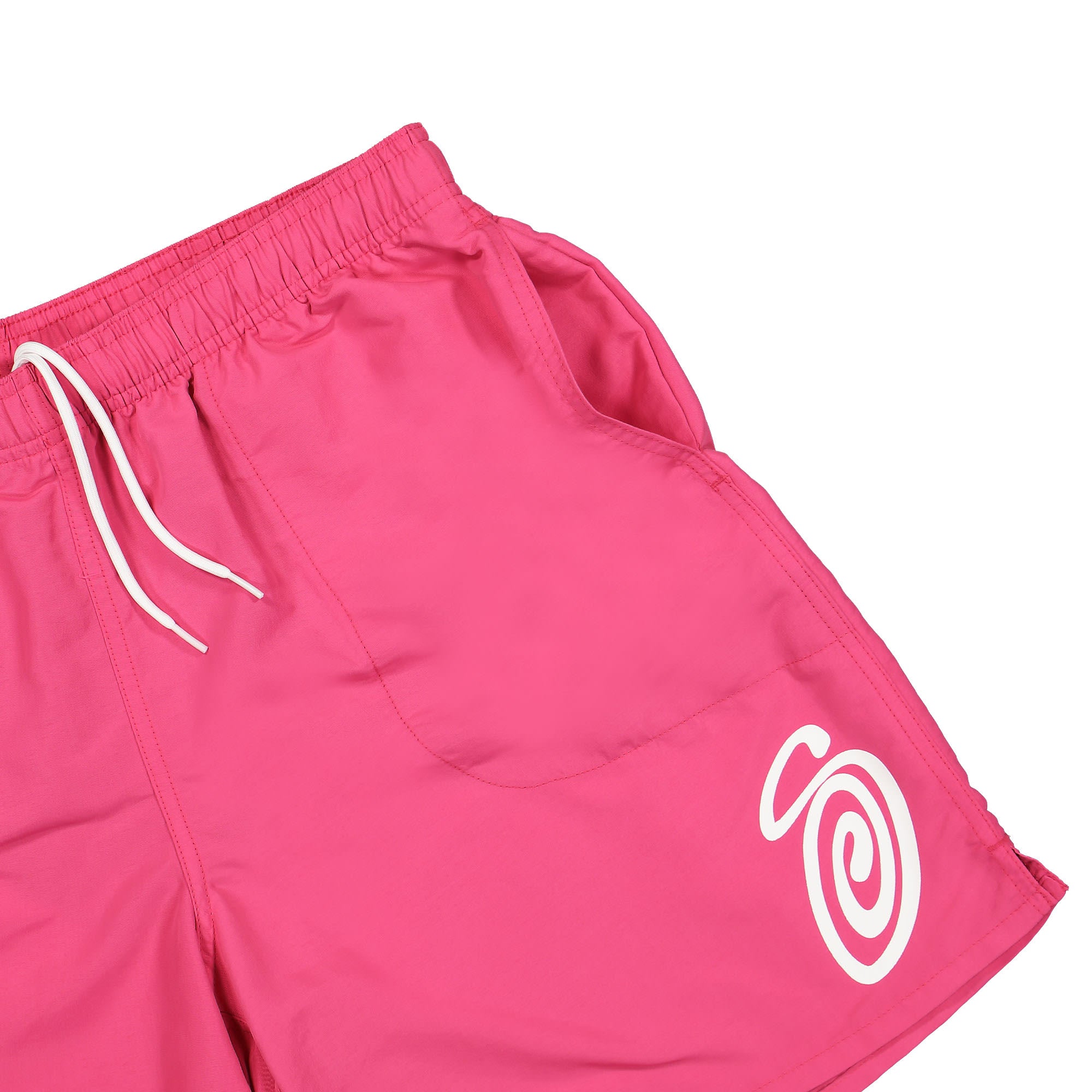 Stussy Curly S Water Short Fuchsia Shorts Detailfoto | Overkill