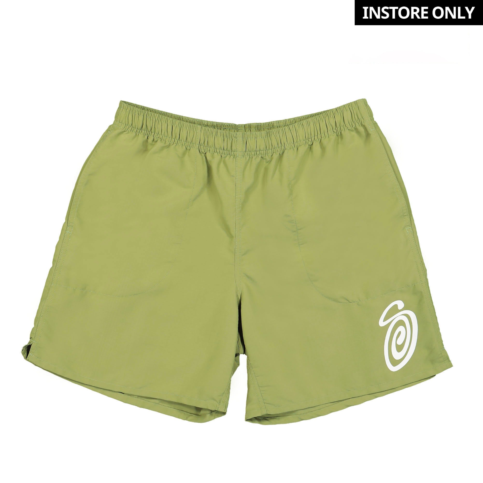 Stussy Curly S Water Short Sage Shorts 113157 / 1059 / Sage | Overkill