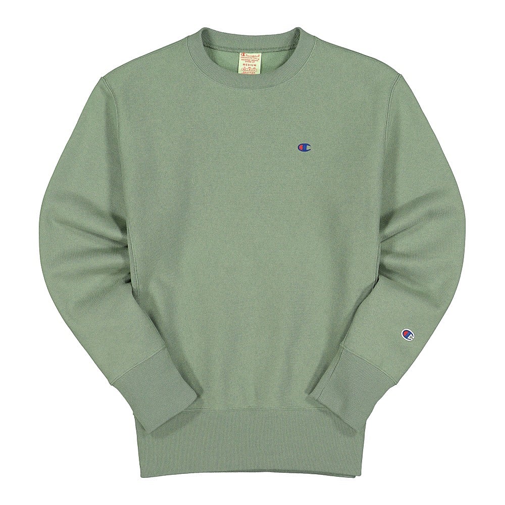 Champion Crewneck Sweatshirt Green Sweatshirts 113351-GS039 | Overkill