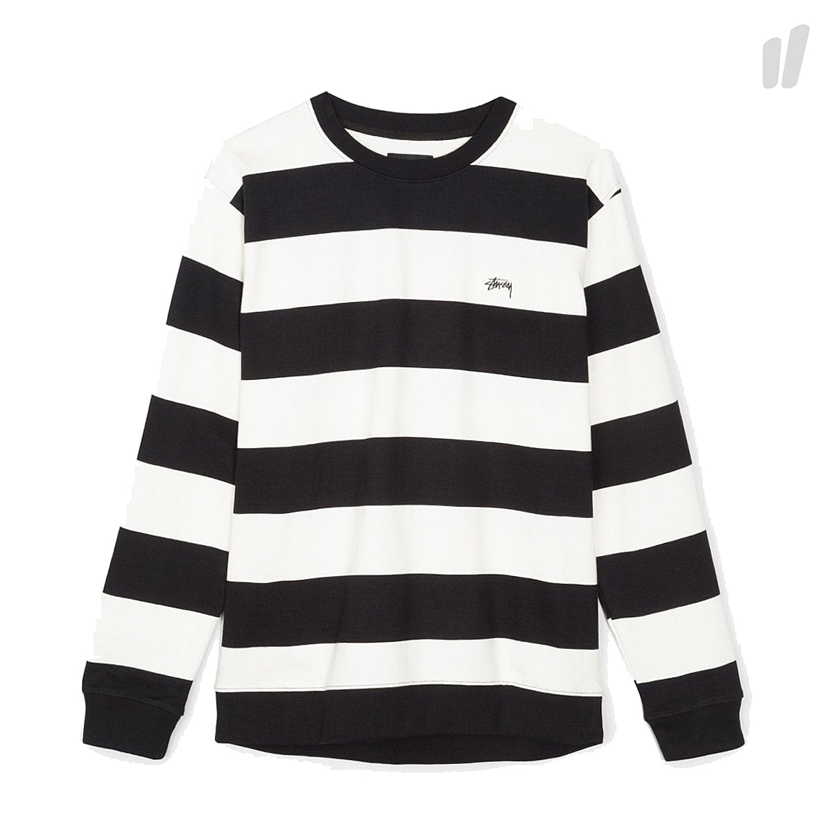 Stussy Bold Stripe Longsleeve Jersey Black Longsleeves 1140026 / 0001 | Overkill