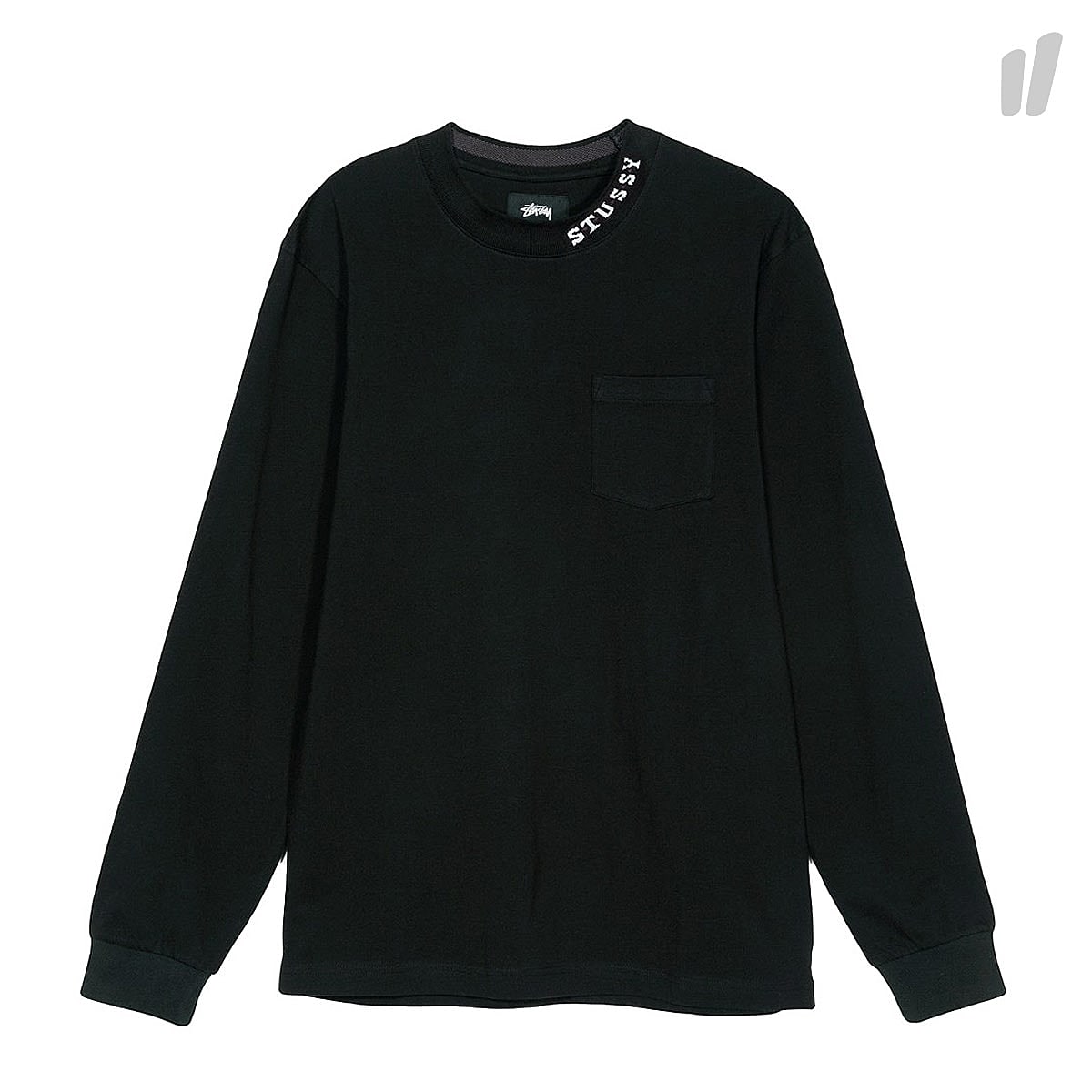 Stussy Diamonds Longsleeve Crew Black Longsleeves 1140111 / 0001 | Overkill