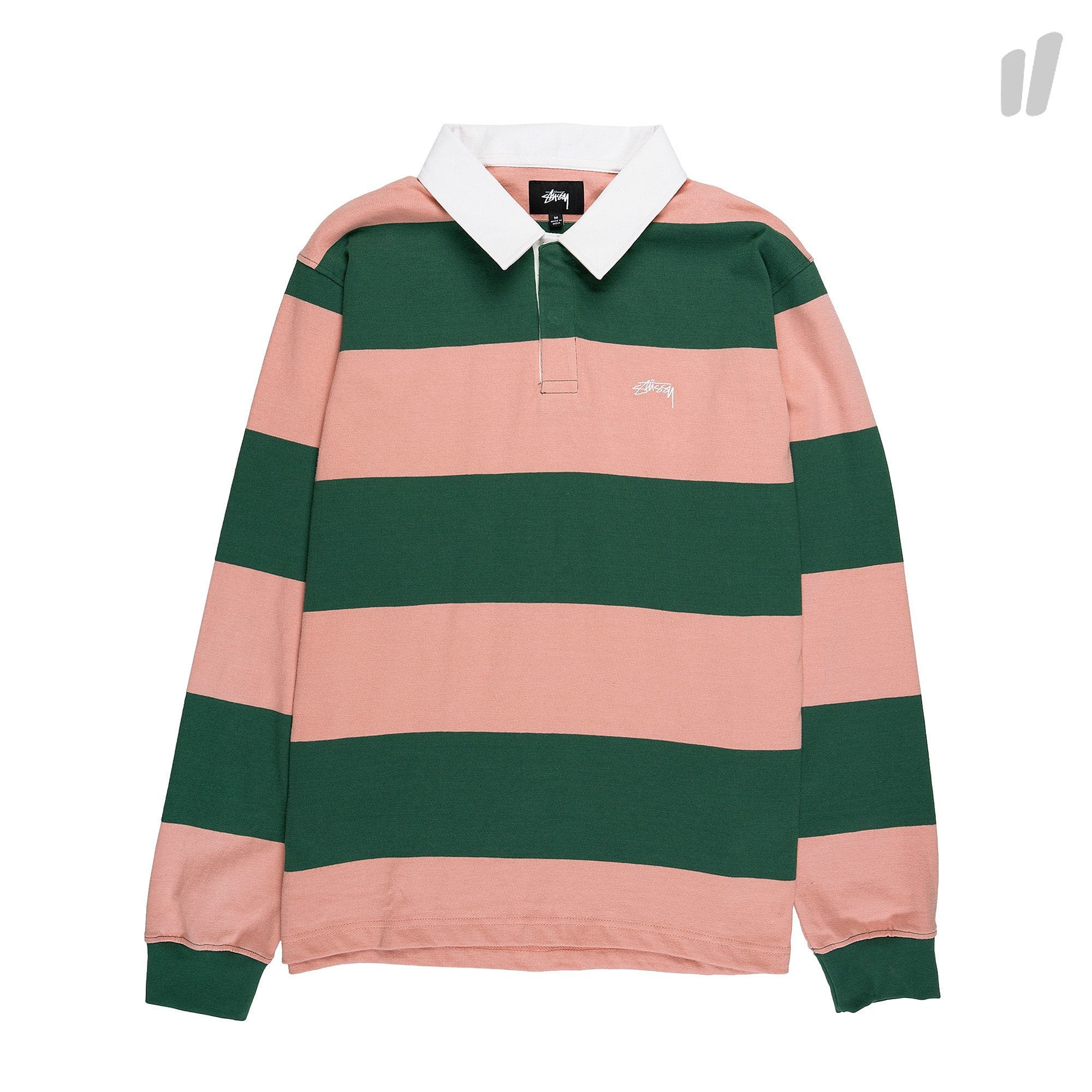 Stussy Ralphie Stripe Longsleeve Rugby Peach Longsleeves 1140120 / 0609 | Overkill