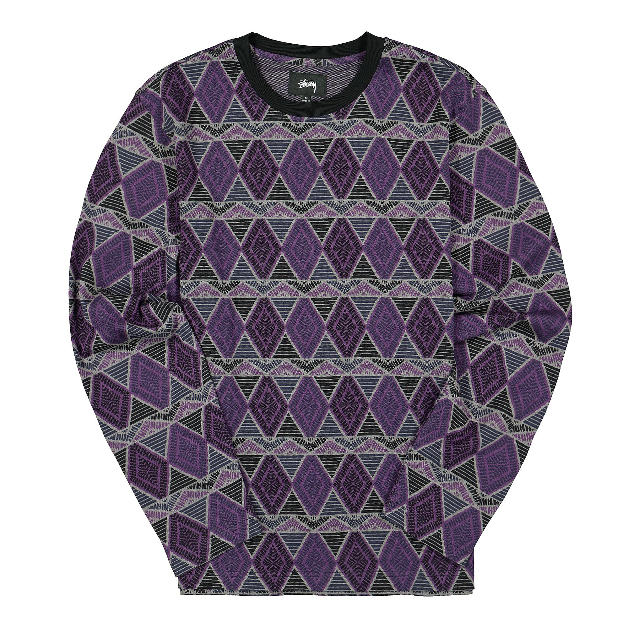 Stussy Cuzco Longsleeve Crew Black Longsleeves 1140172 / 0001 | Overkill