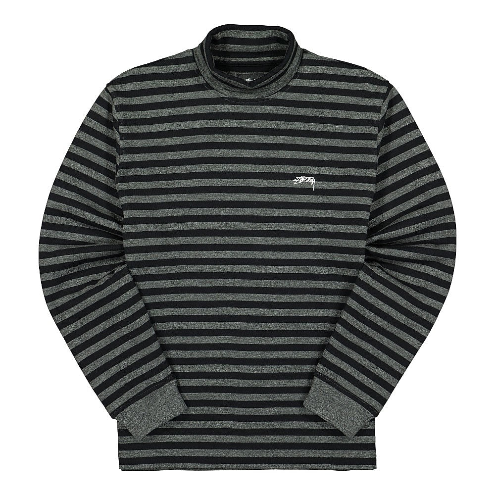 Stussy Classic Stripe Longsleeve Turtleneck Black Longsleeves 1140229 / 0001 | Overkill