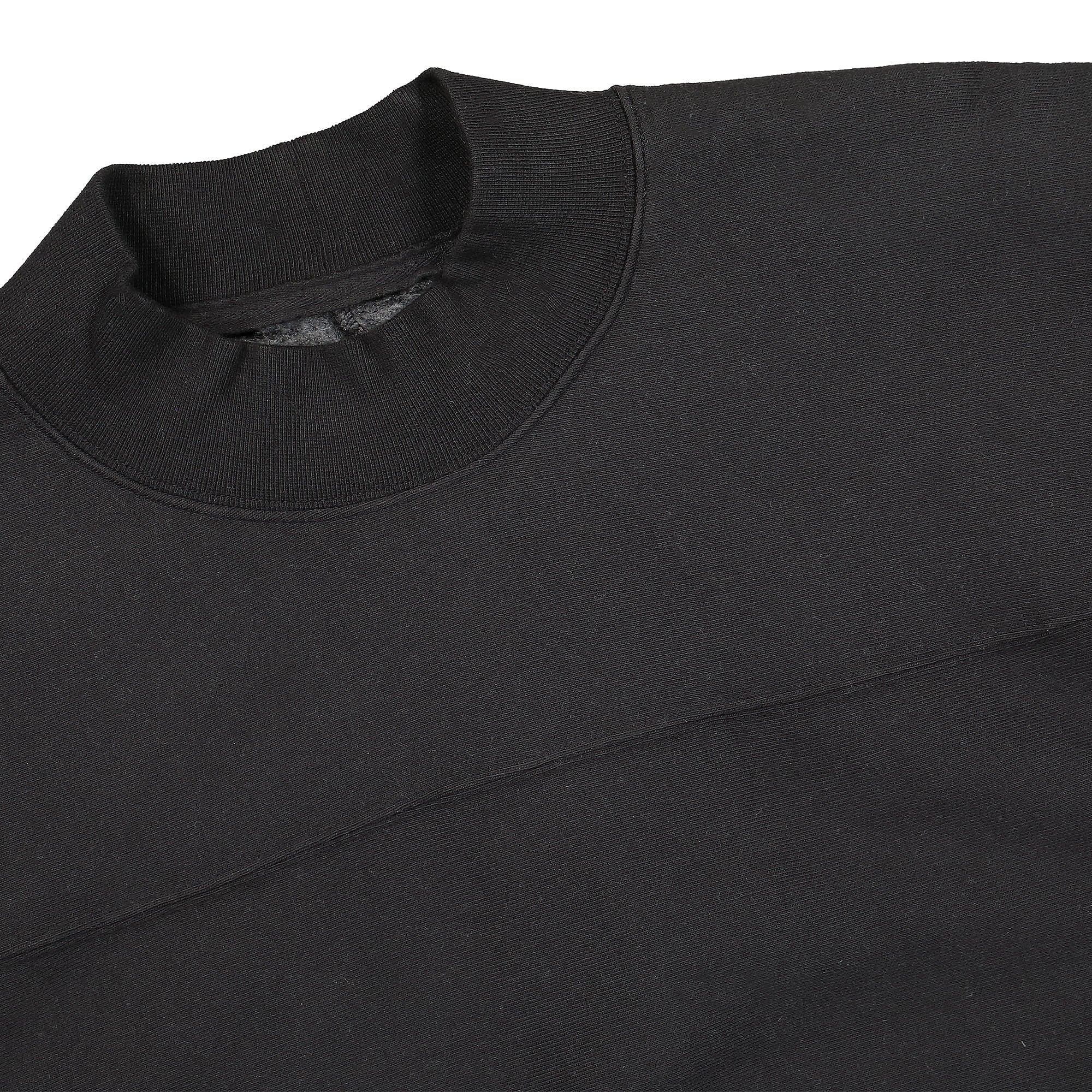 Champion Crewneck Sweatshirt Black Sweatshirts Close-up | Overkill