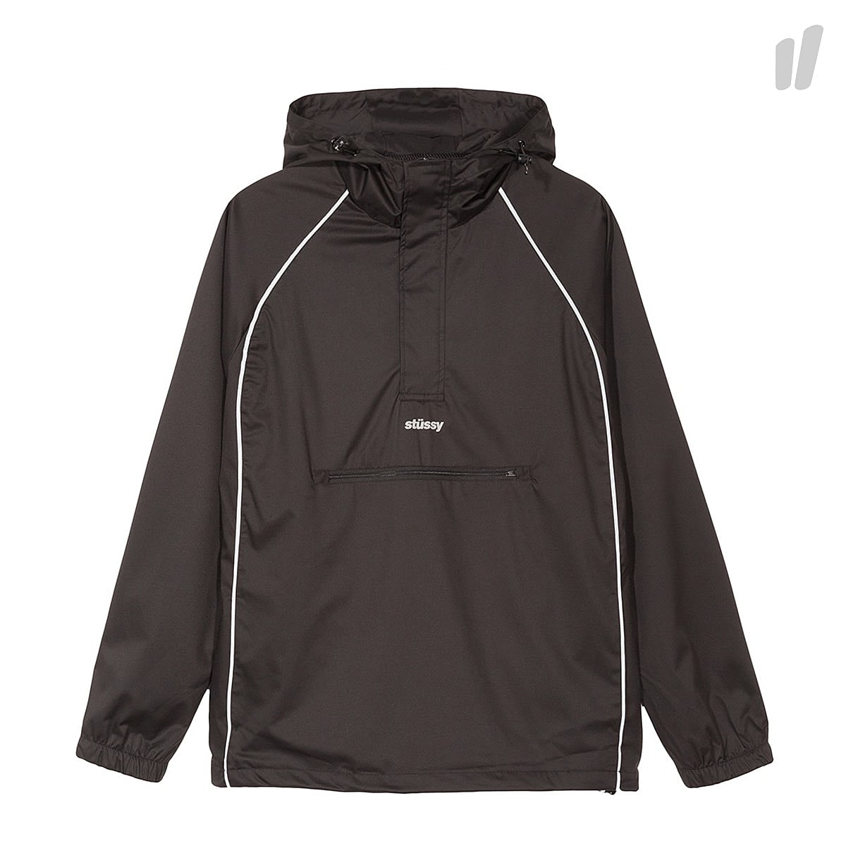 Stussy 3M Piping Pullover Black Sweatshirts 115364 / 0001 | Overkill