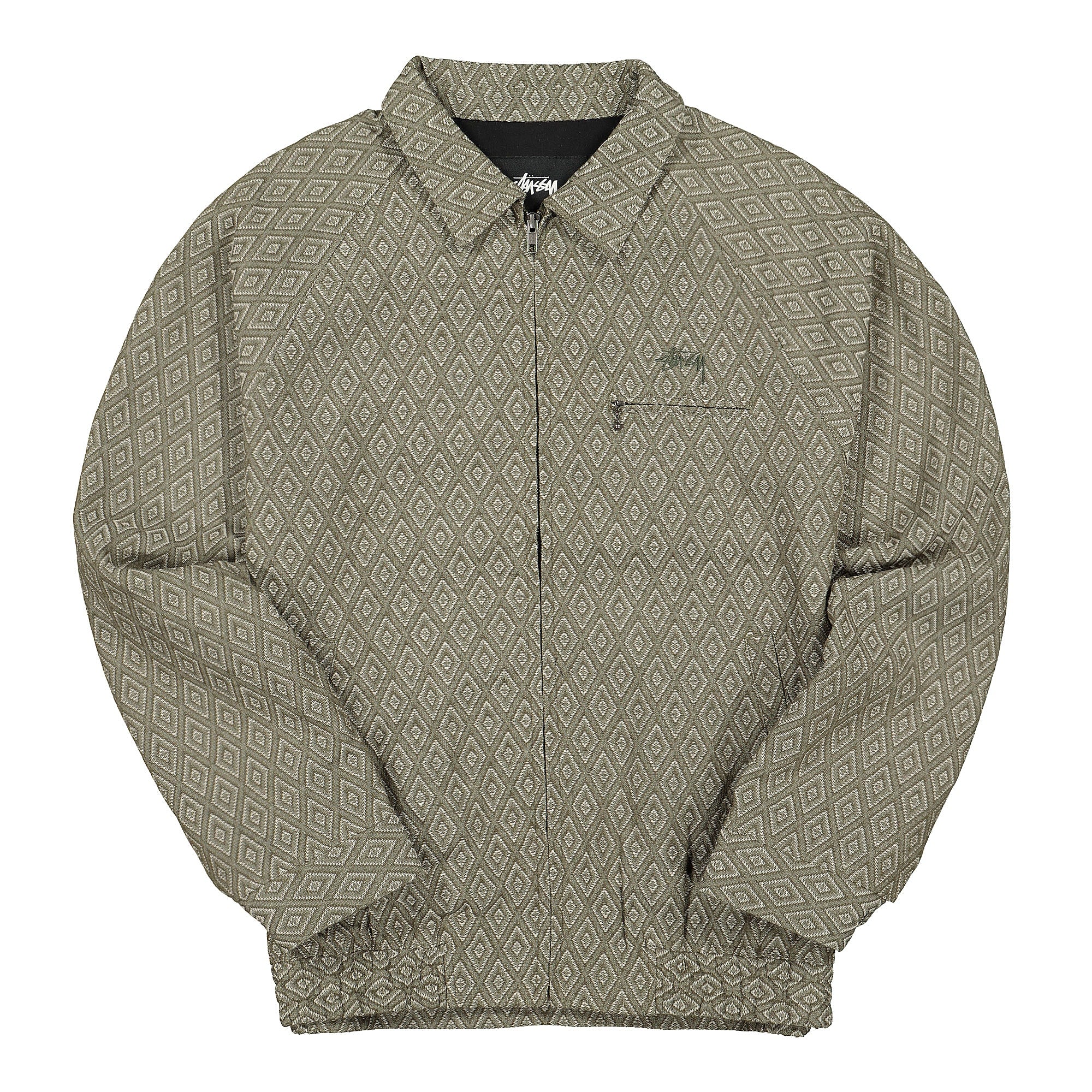 Stussy Bryan Diamond Jacket Olive Bomber & Varsity Jackets 115491 / 0403 | Overkill