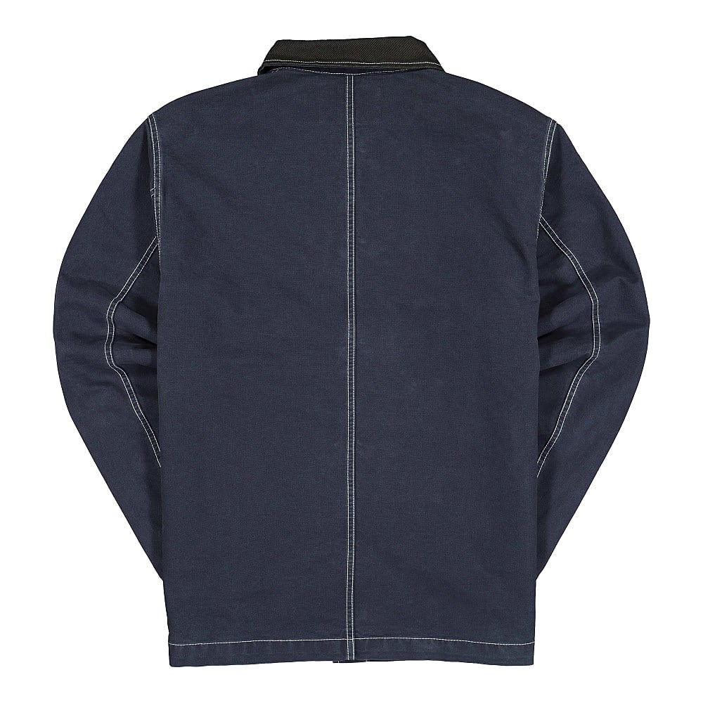 Stussy Brushed Moleskin Chore Jacket Navy Jackets Material | Overkill