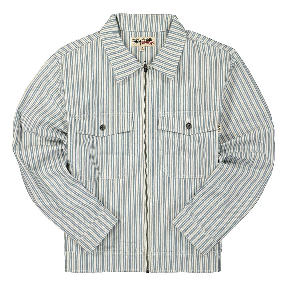 Stussy Stripe Garage Jacket Rust Jackets 115564 / 922 | Overkill