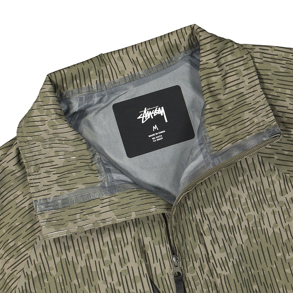 Stussy Apex Shell Jacket Rain Camo Jackets Close-up | Overkill