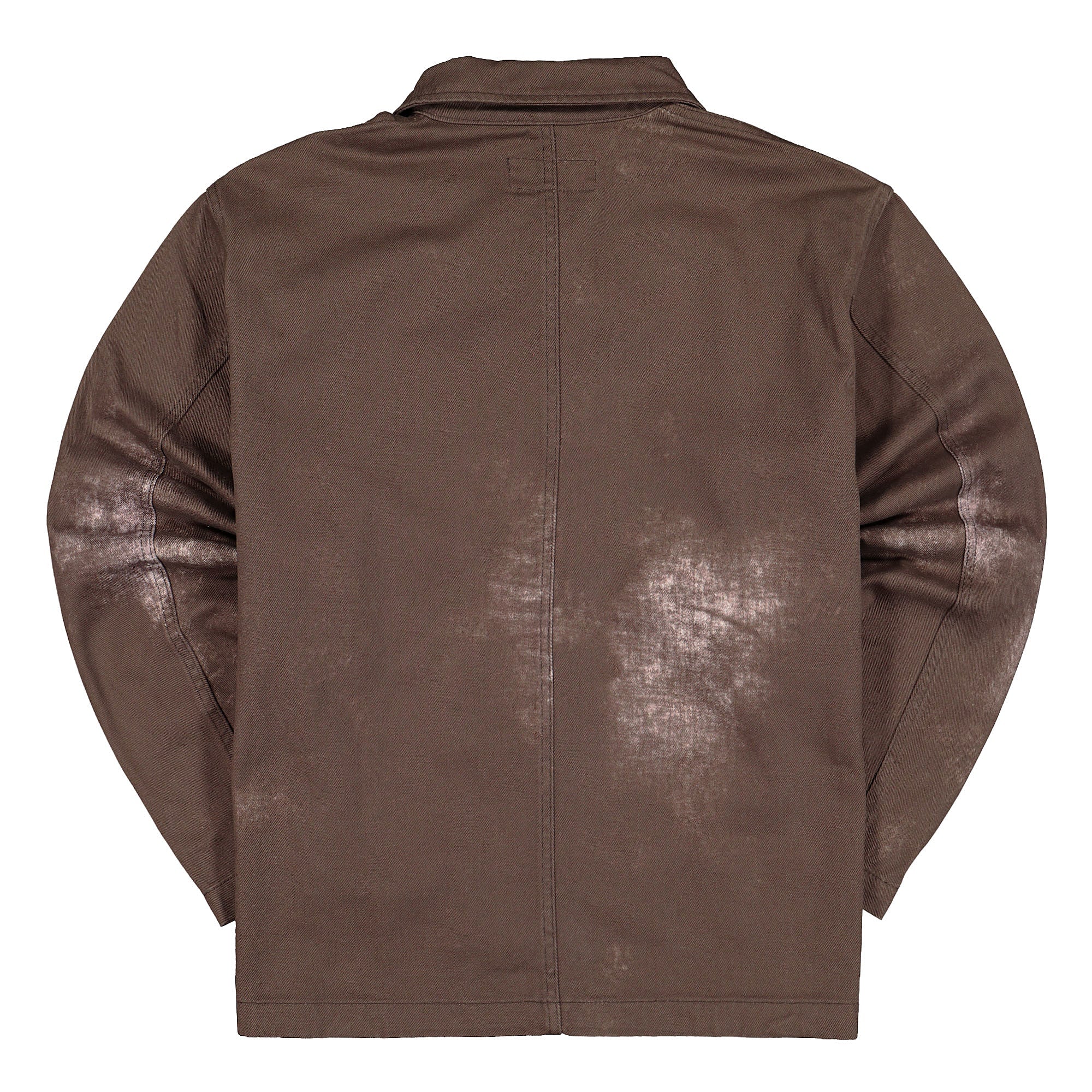Stussy Spotted Bleach Chore Jacket Brown Jackets Material | Overkill