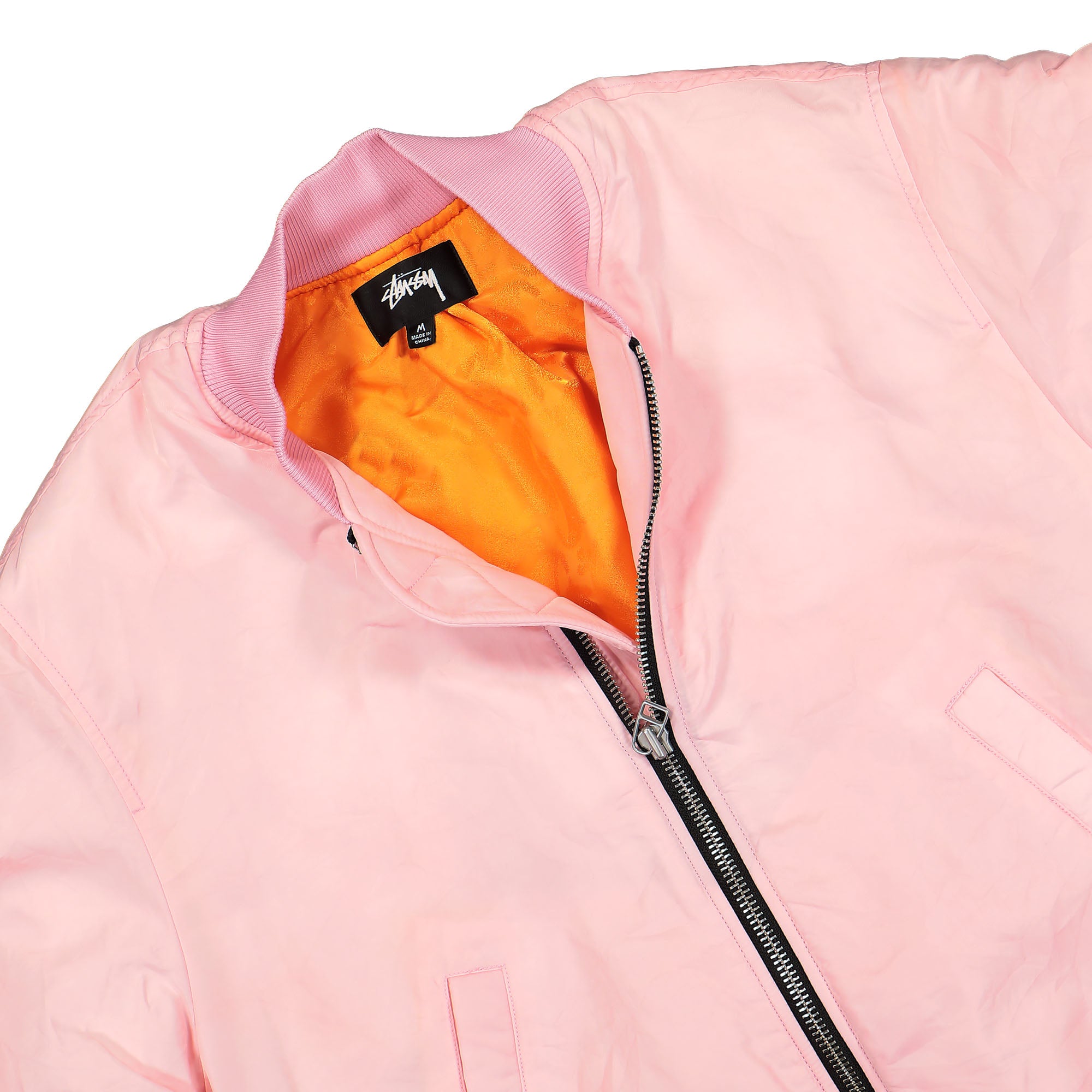 Stussy Dyed Nylon Bomber Pink Bomber & Varsity Jackets Detailfoto | Overkill