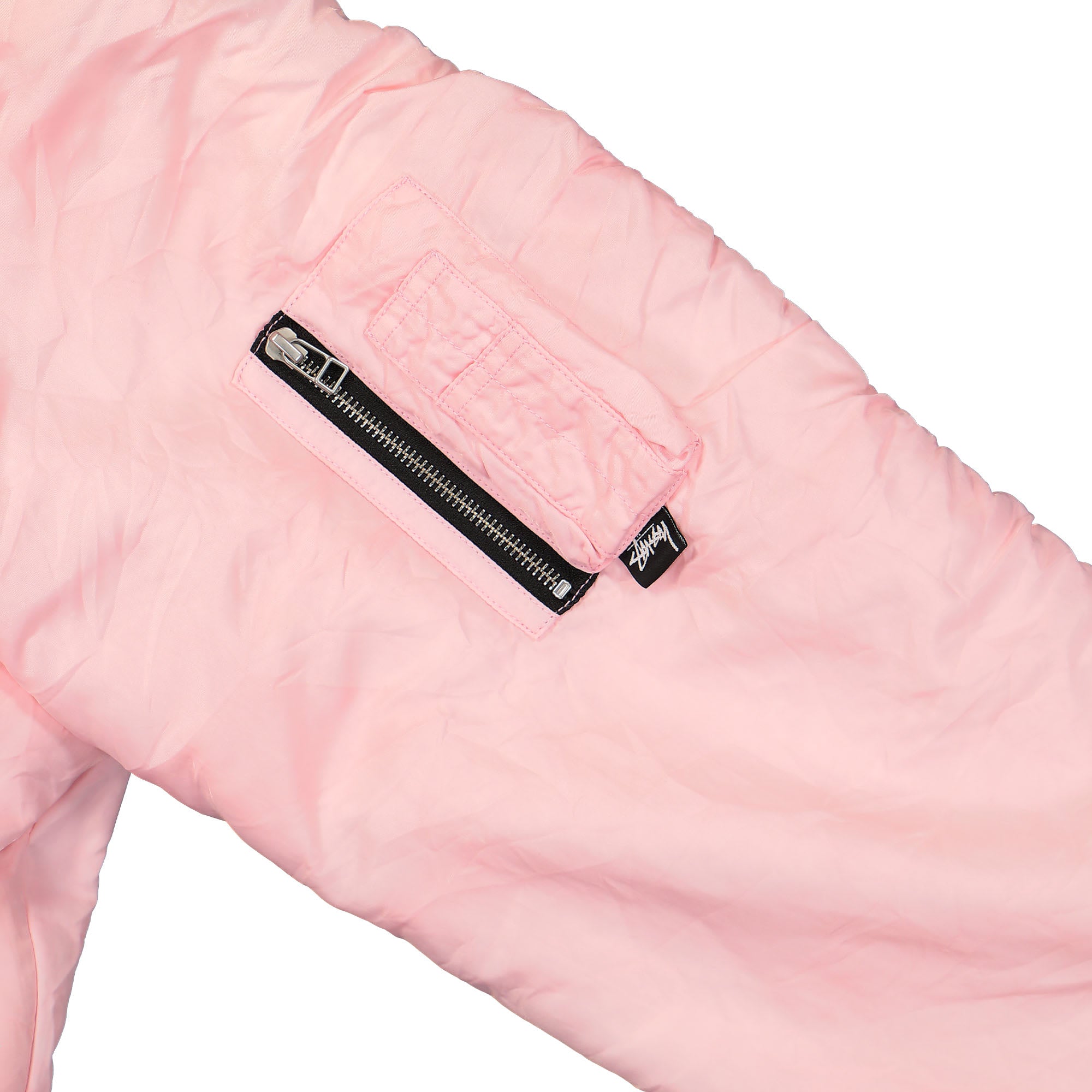 Stussy Dyed Nylon Bomber Pink Bomber & Varsity Jackets Detail view 2 | Overkill