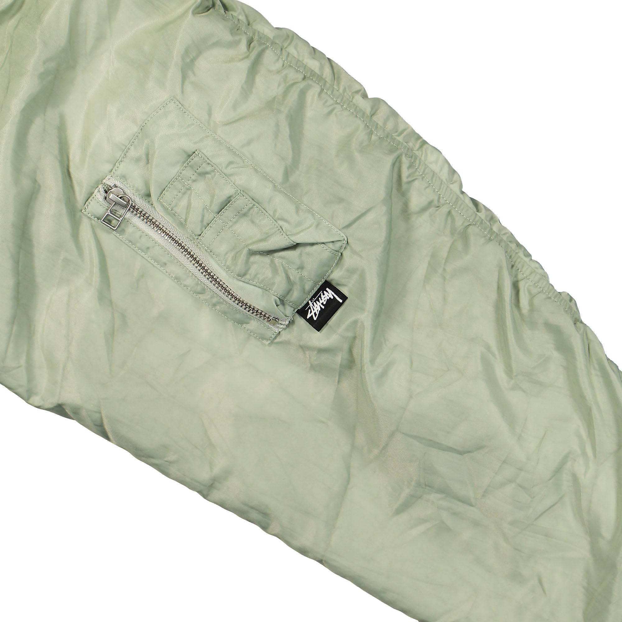 Stussy Dyed Nylon Bomber Stone Bomber & Varsity Jackets Detail view 2 | Overkill