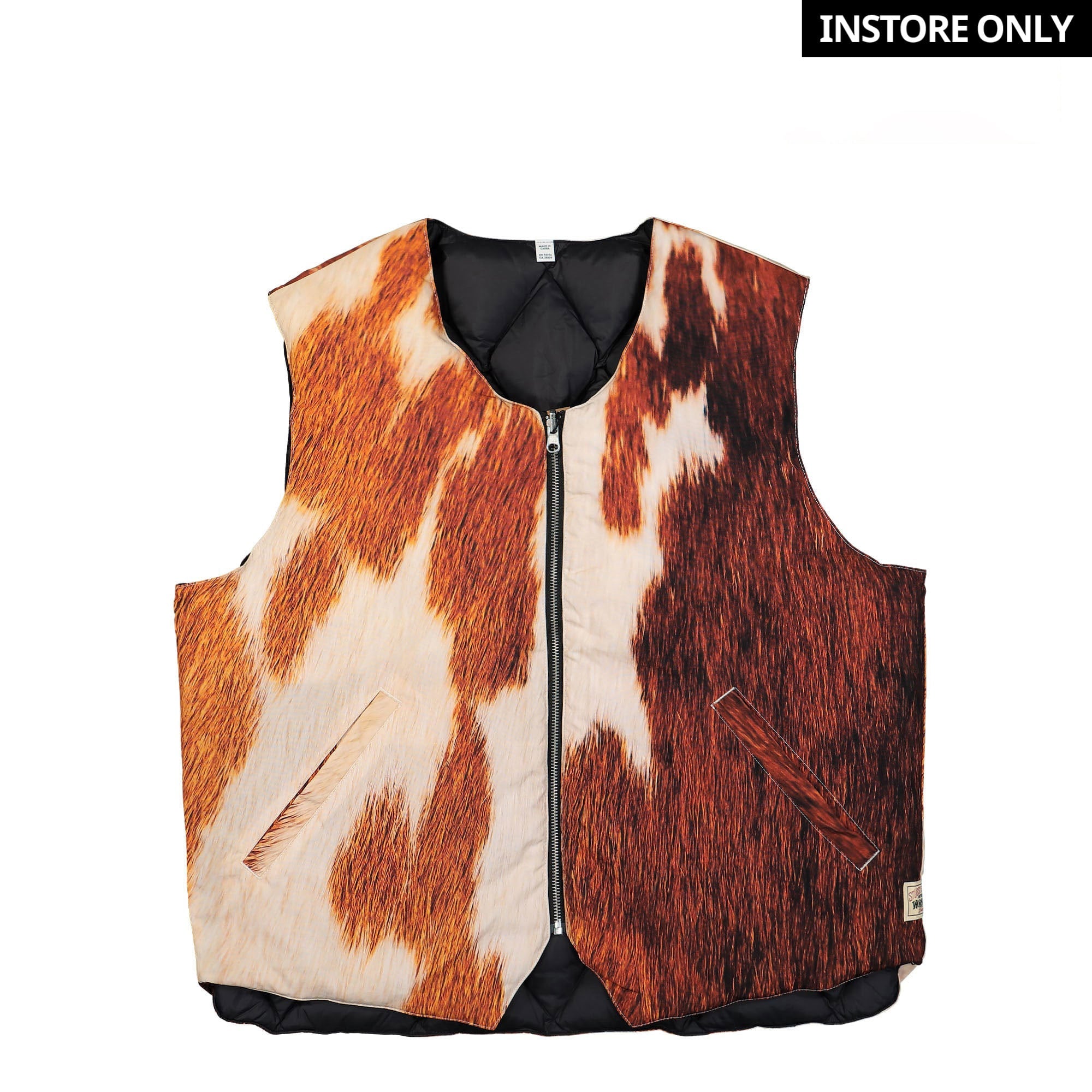 Stussy Reversible Quilted Vest Cowhide Vests 115695 / 1260 / Cowhide | Overkill