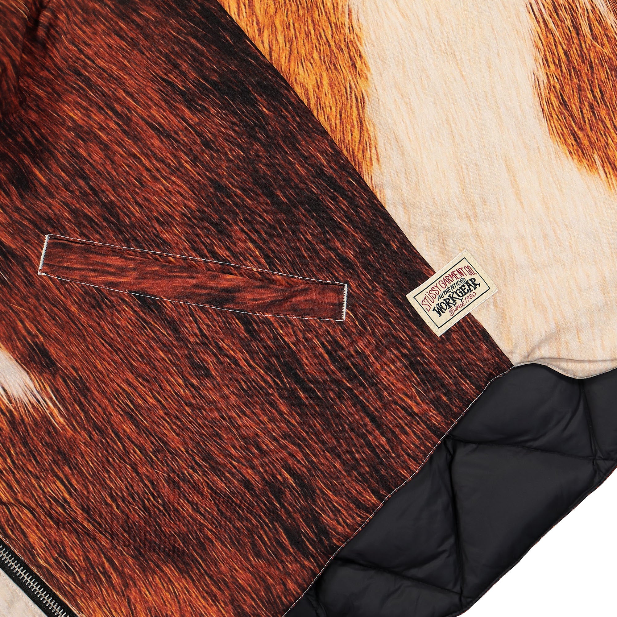 Stussy Reversible Quilted Vest Cowhide Vests Detailfoto | Overkill