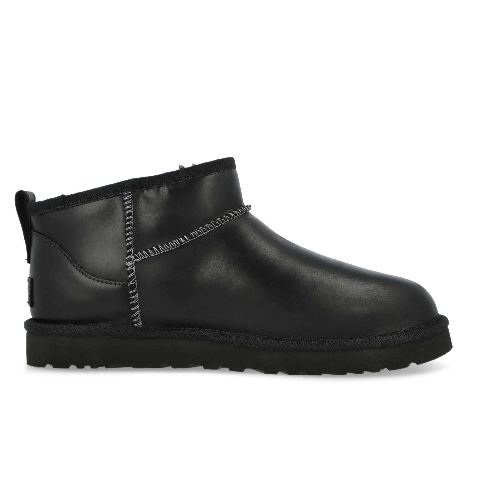 UGG M Classic Ultra Mini LTHR Regen Black Boots 1158191-BLK Silhouette | Overkill